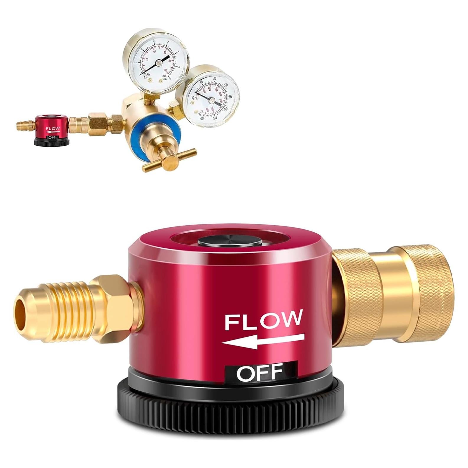 Regulador de Nitrógeno Bomis para HVAC - Purga Ajustable Metal