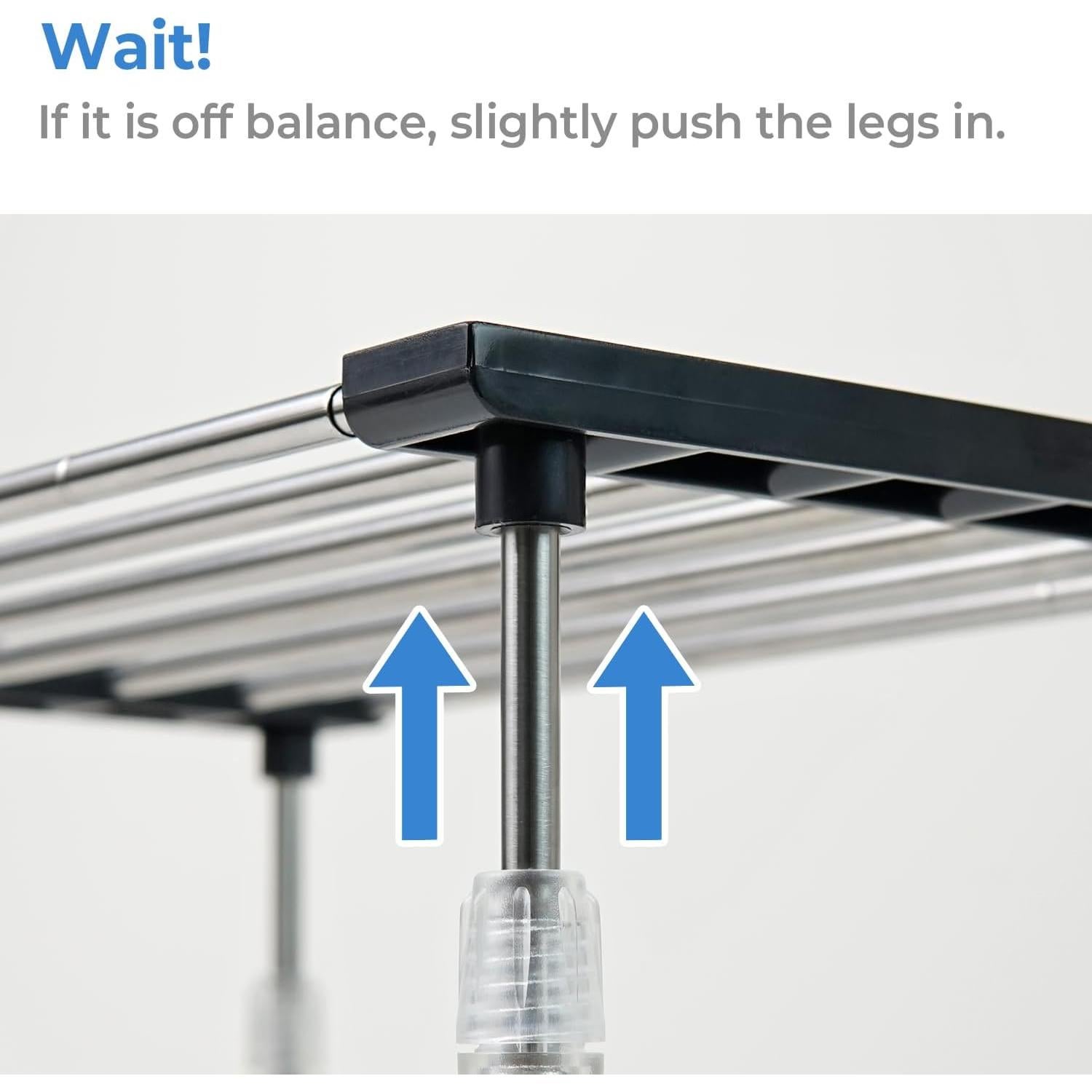 Organizador de Gabinete Expandible Carrotez Ajustable Negro 30-50 cm