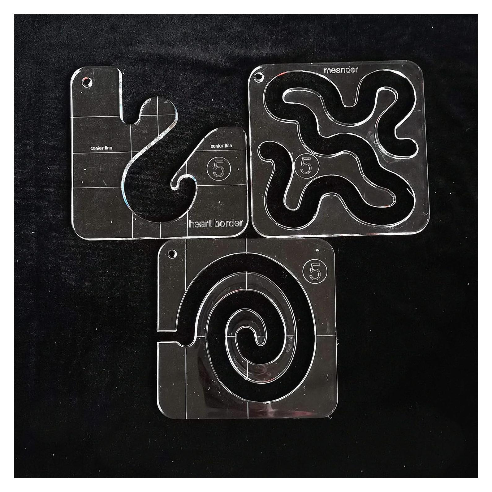 Plantilla de Acolchado HONEYSEW Serie 5 - 3 Piezas