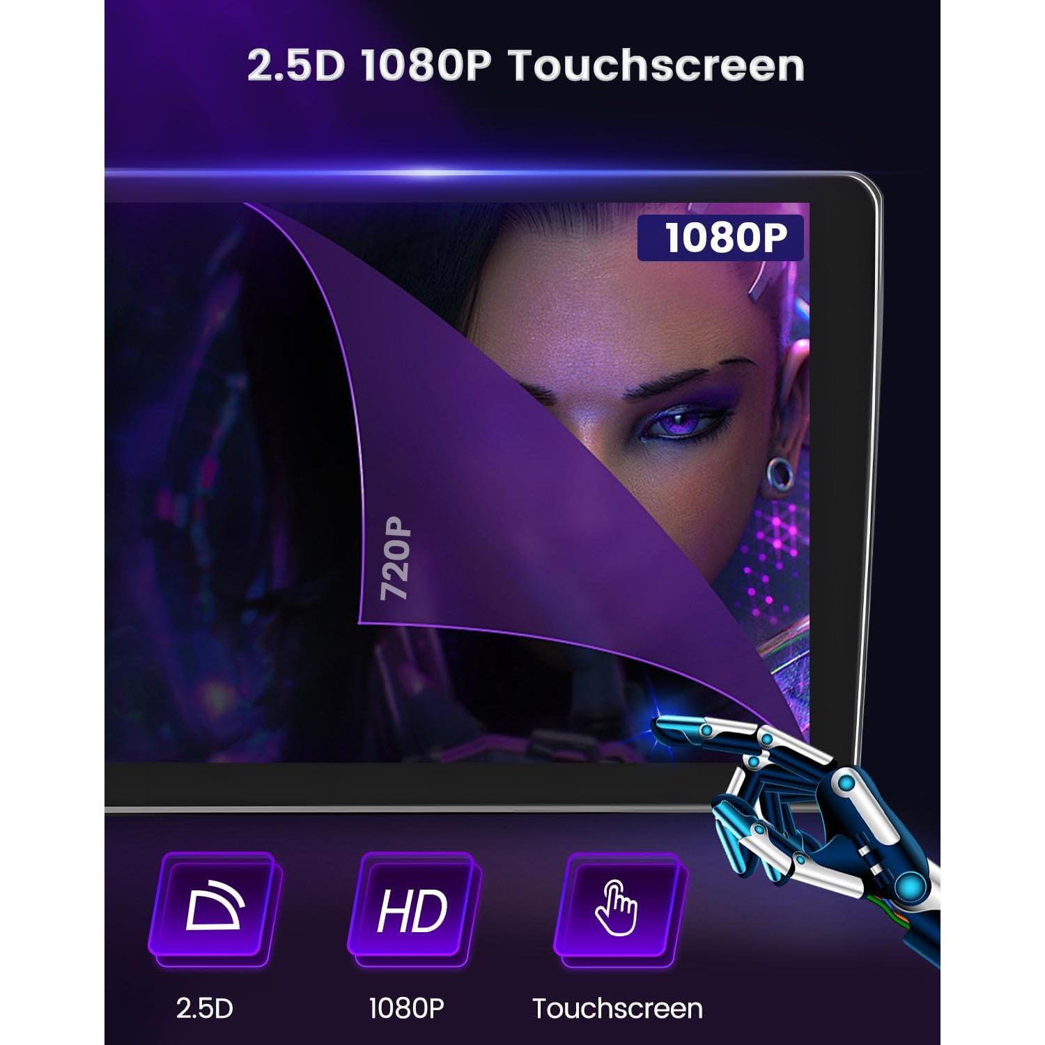 Estéreo Android 10.1" Hikity para Hyundai Tucson IX35 2010-2015