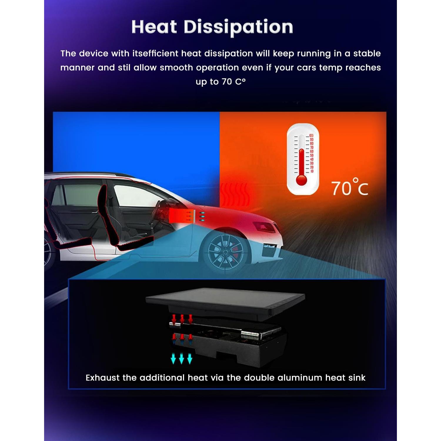 Estéreo Android 10.1" Hikity para Hyundai Tucson IX35 2010-2015