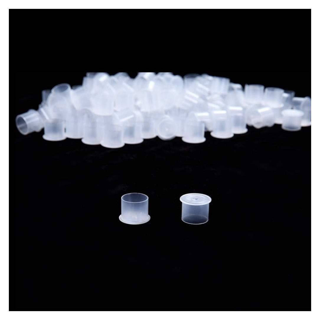 Tazas de Tinta Grandes DOWEI 1000pcs 14x17mm Plástico Blanco