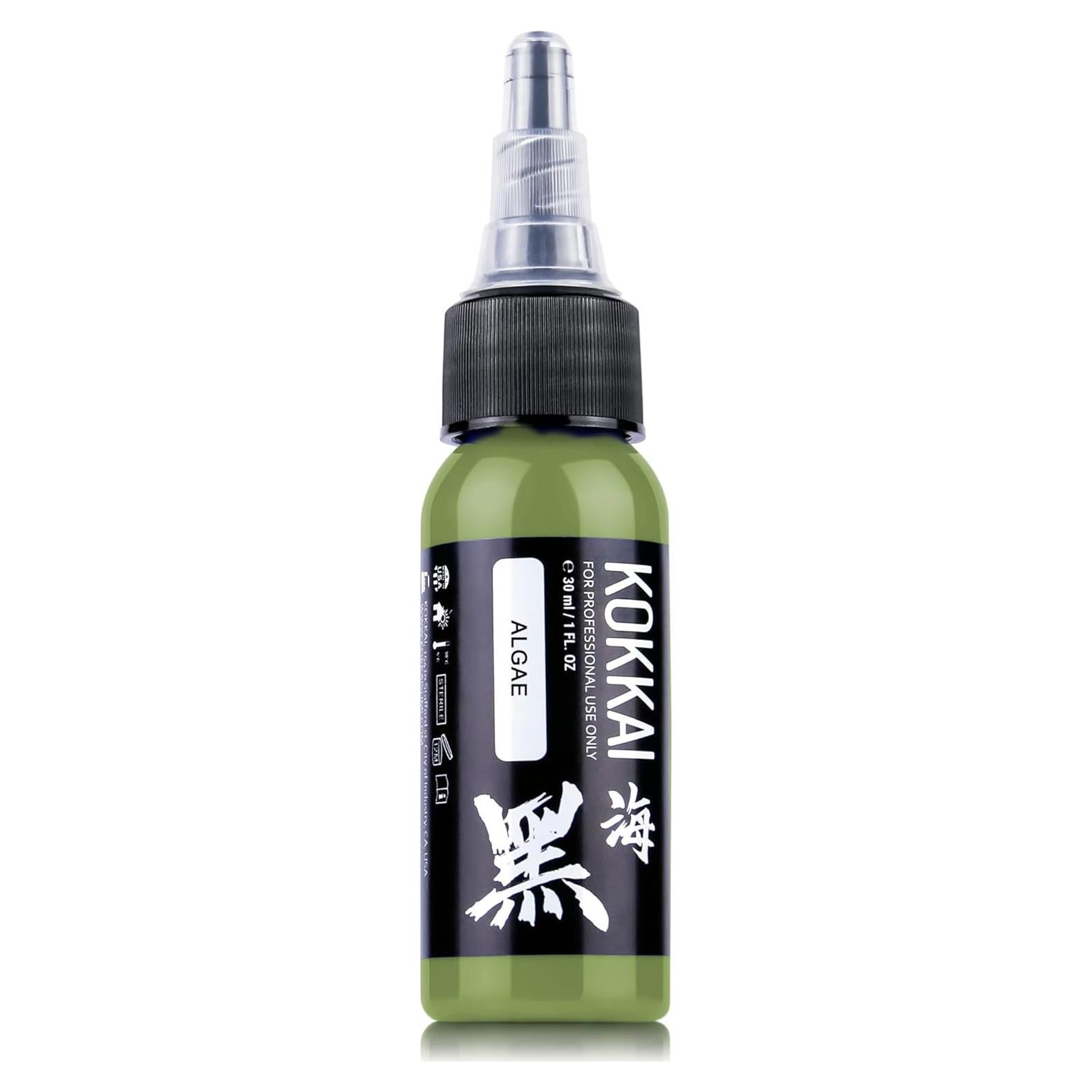 Tinta para Tatuajes Kokkai Sumi Alga 76.9g Libre de Acrílicos