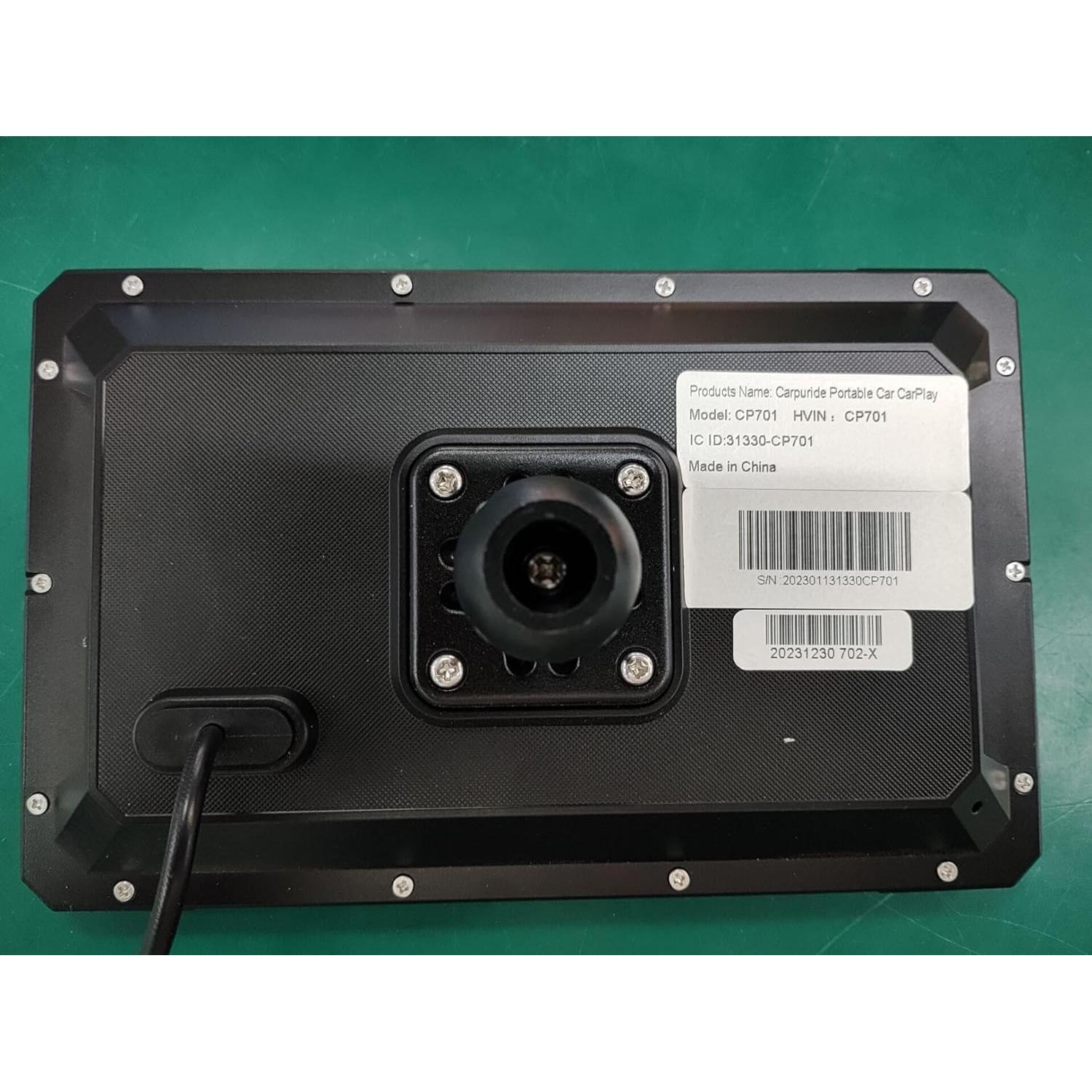 Pantalla GPS Carpuride W702 para Motocicleta 7" Táctil IP67