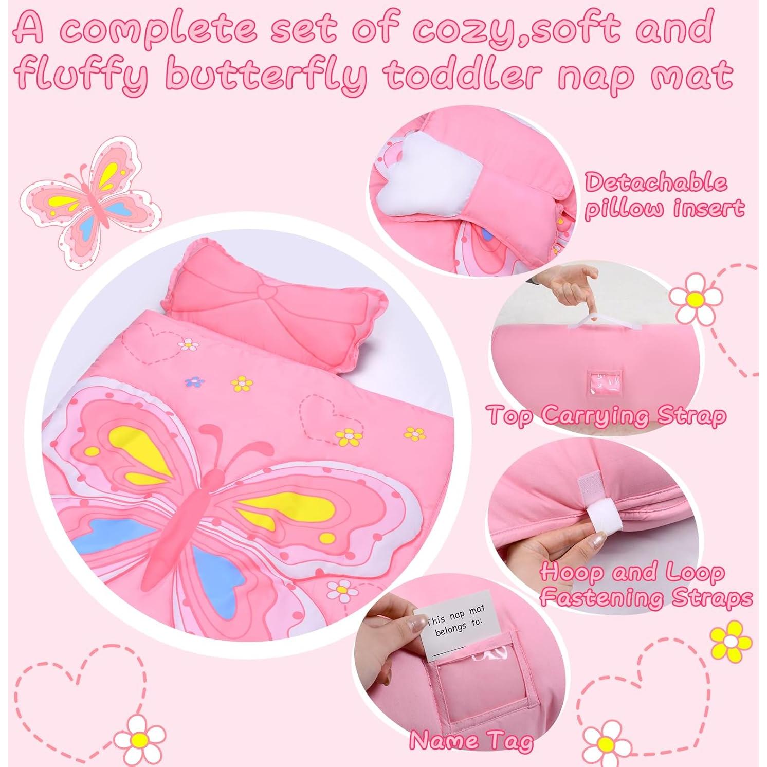 Esteras para Siesta Cloele Mariposa 135x53cm Niños 3-7 Años