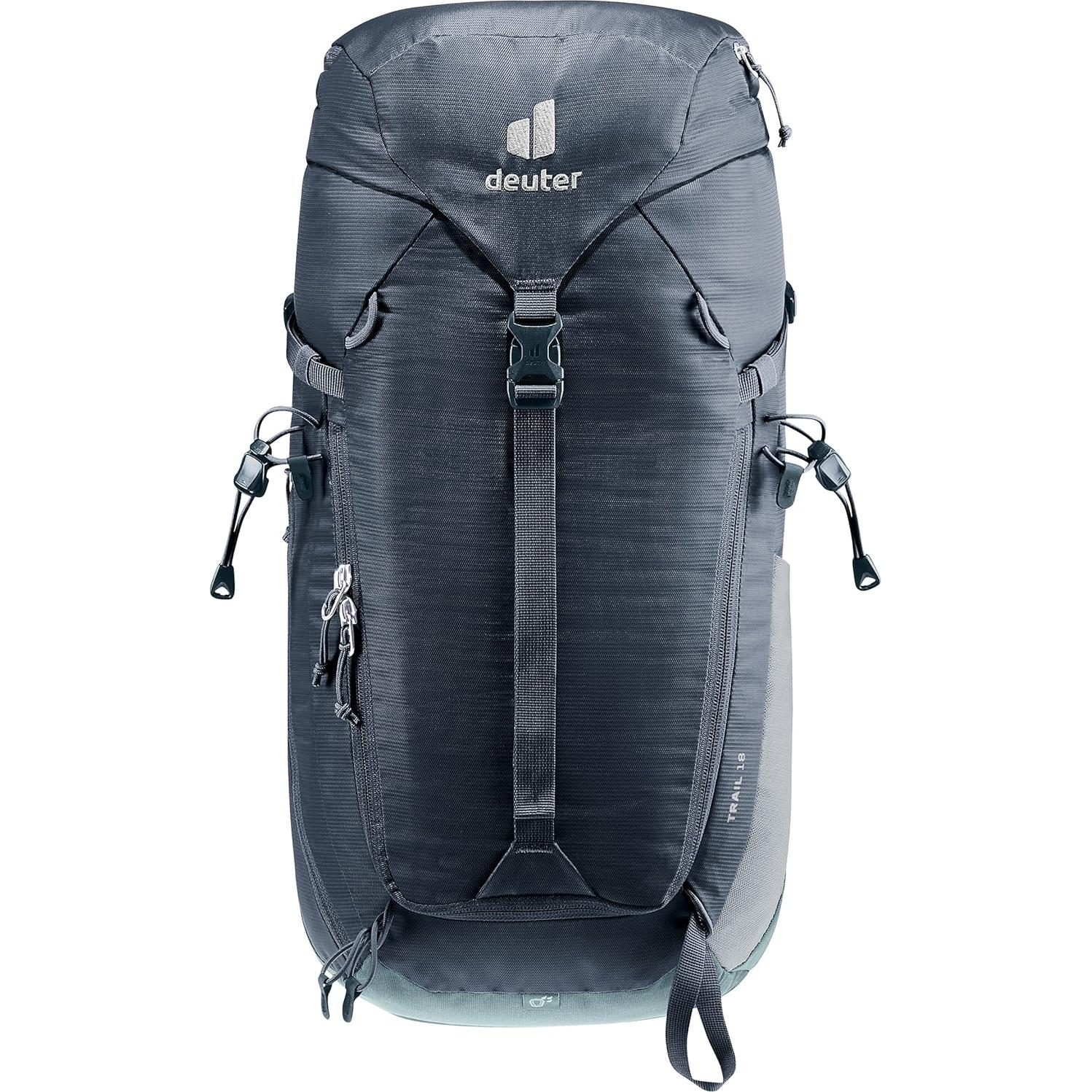 Mochila Deuter Trail 18L Negra para Montañismo y Excursionismo