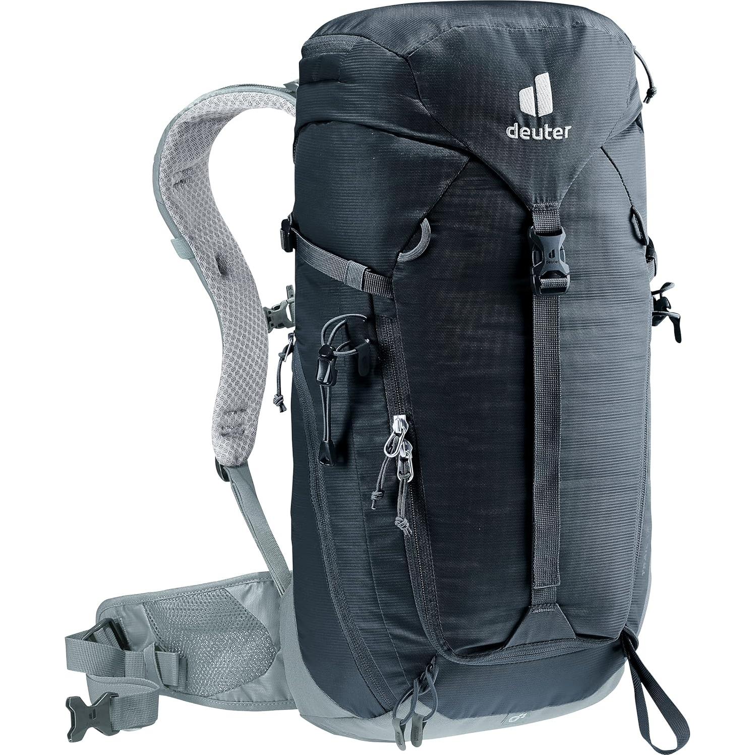 Mochila Deuter Trail 18L Negra para Montañismo y Excursionismo