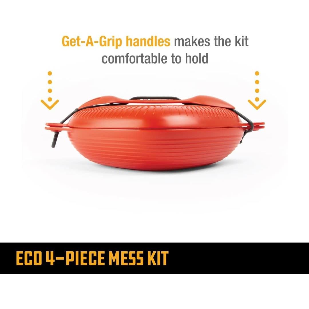 Kit de Comida de Camping UCO 4 Piezas Reciclado Rojo Chile