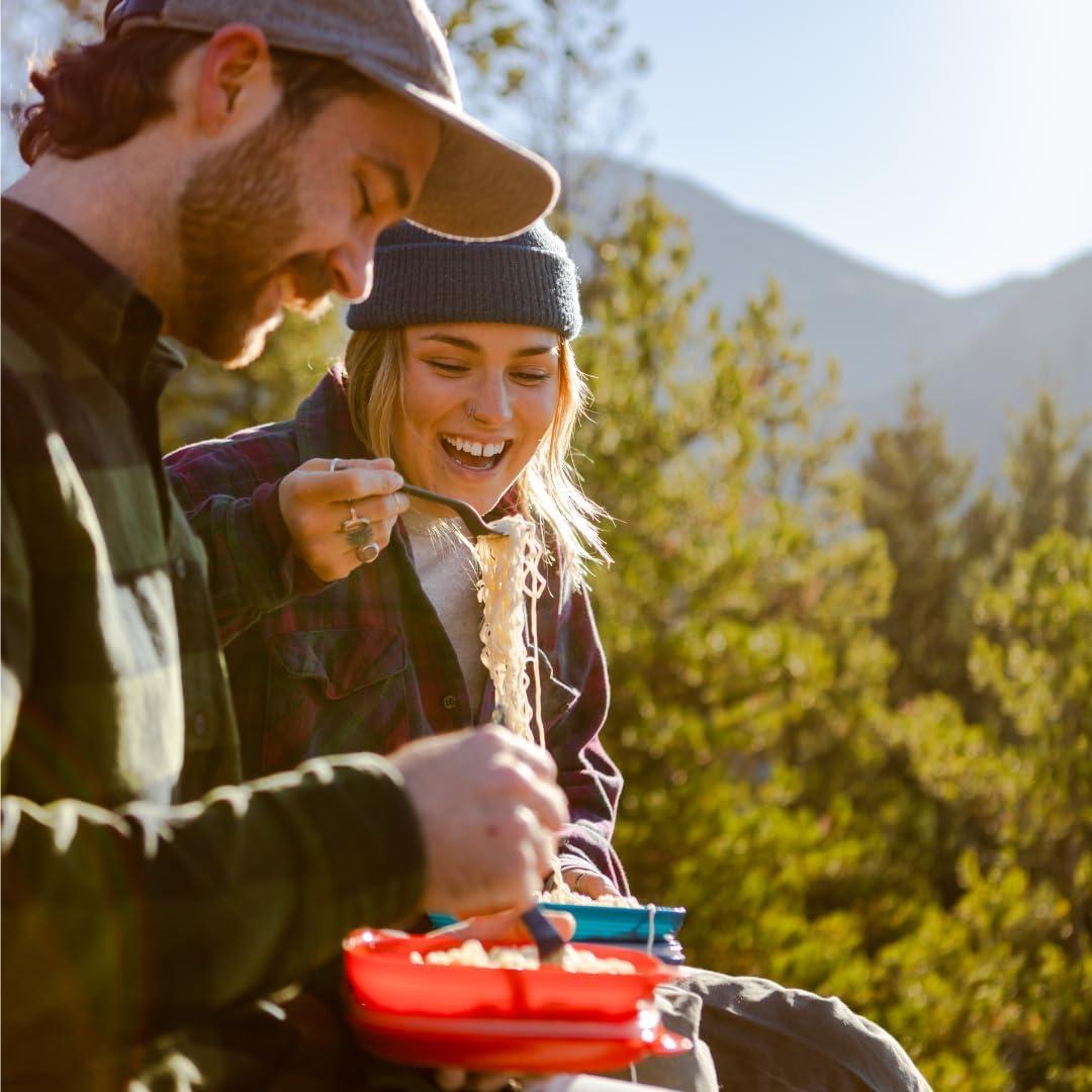 Kit de Comida de Camping UCO 4 Piezas Reciclado Rojo Chile