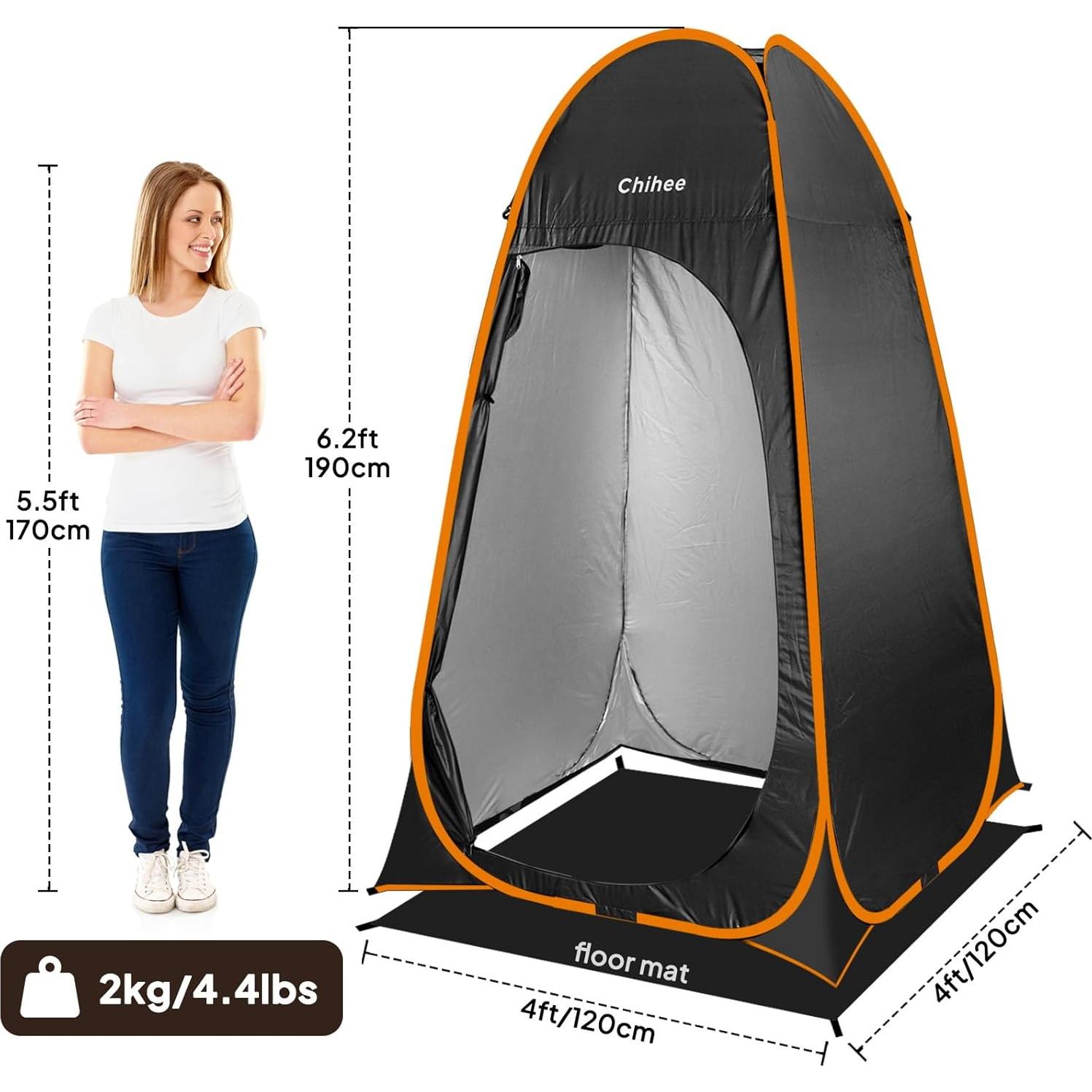 Tienda de Baño Pop Up Chihee 1 Habitación 120x120x190 cm