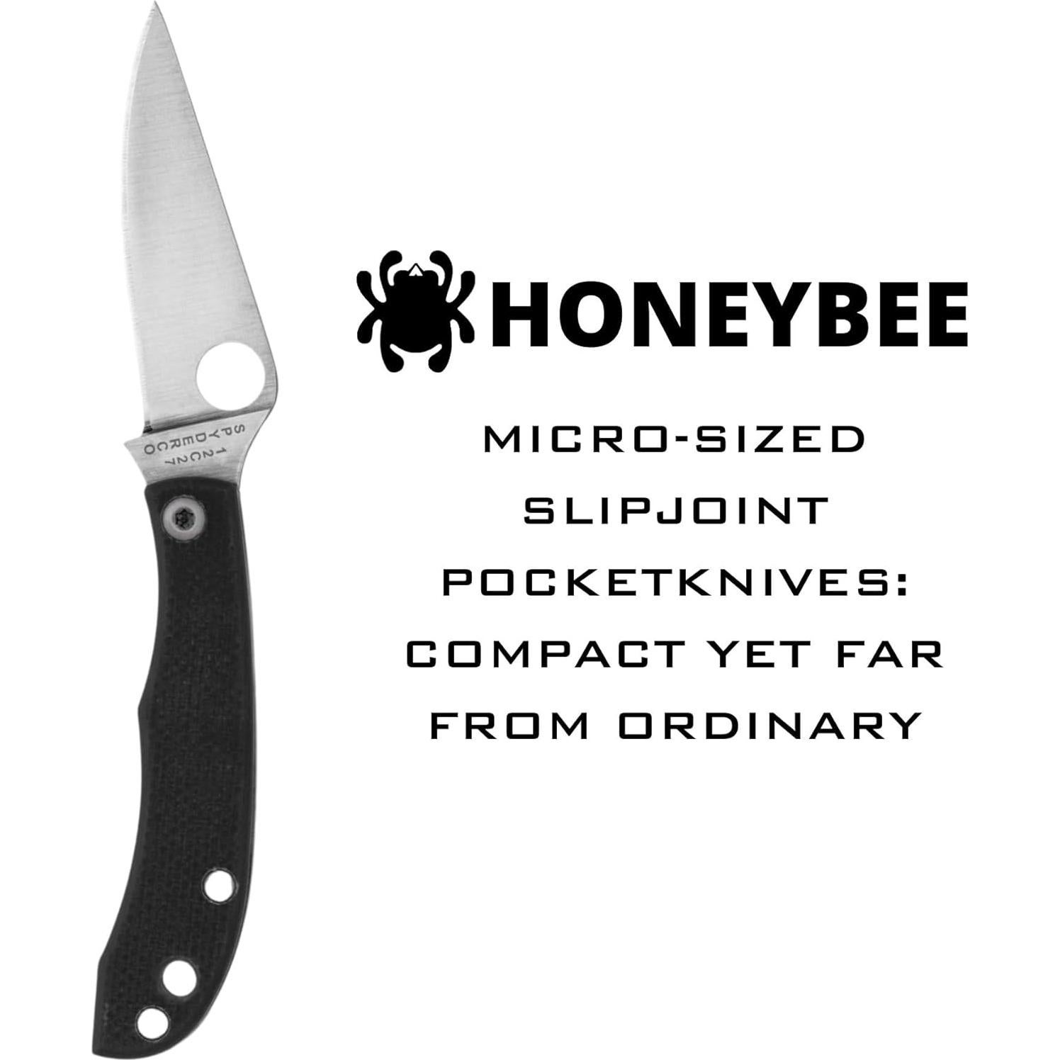 Cuchillo de bolsillo Spyderco Honeybee G-10 4.27 cm EDC