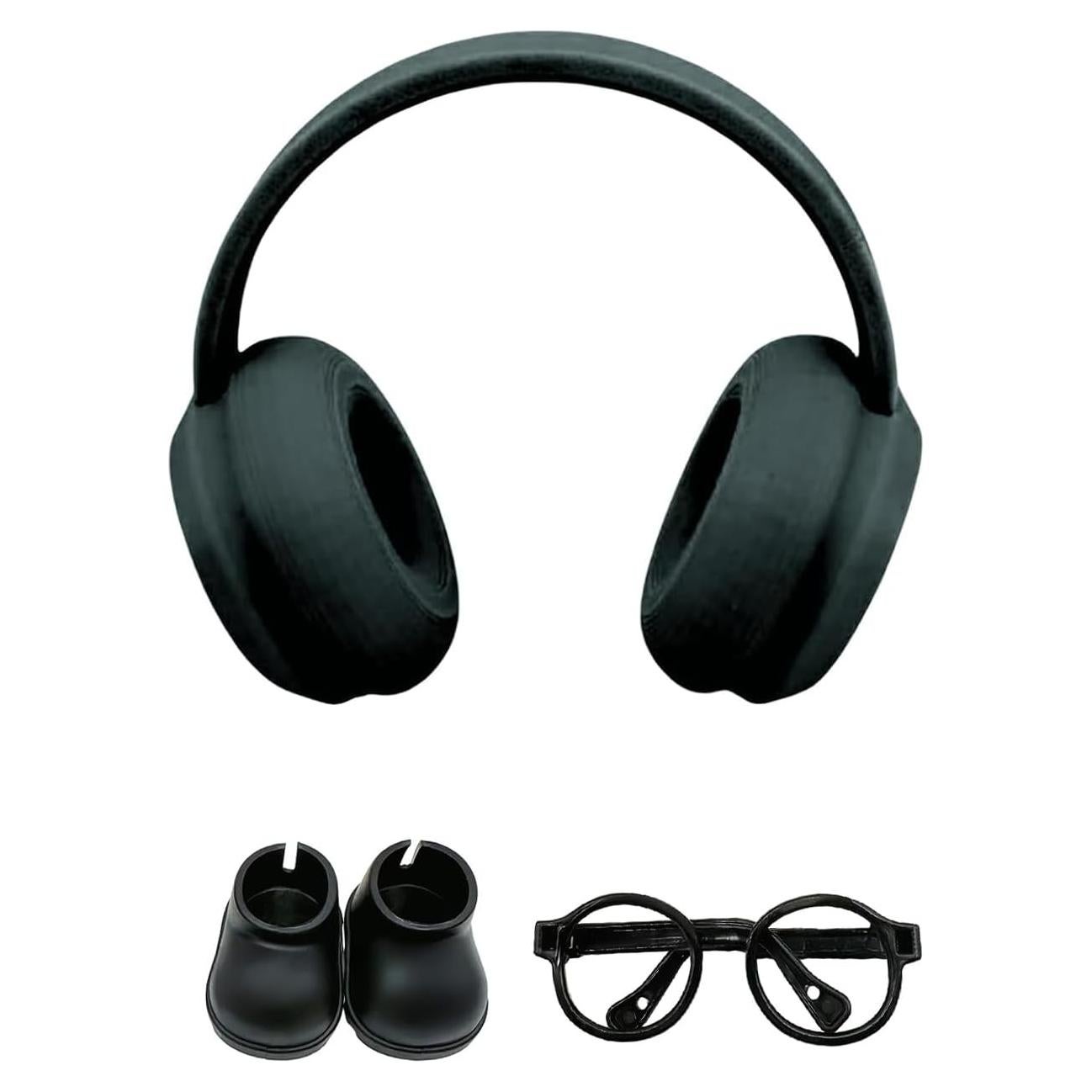 Auriculares para muñeca Rewxxd 17 cm - Negro, Rojo, Blanco