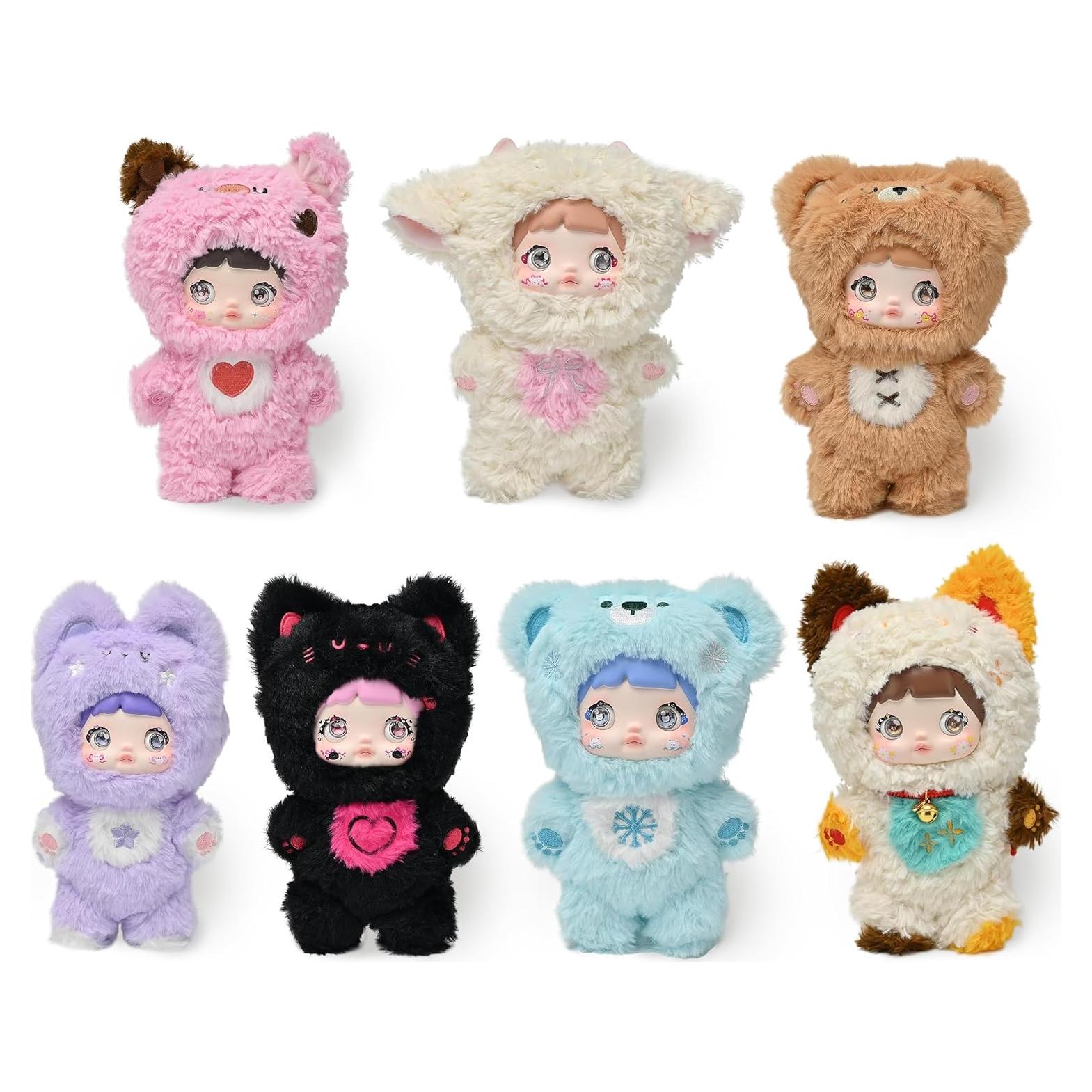 Caja Sorpresa de Peluche HiChance 6 Pcs Muñecas Kawaii