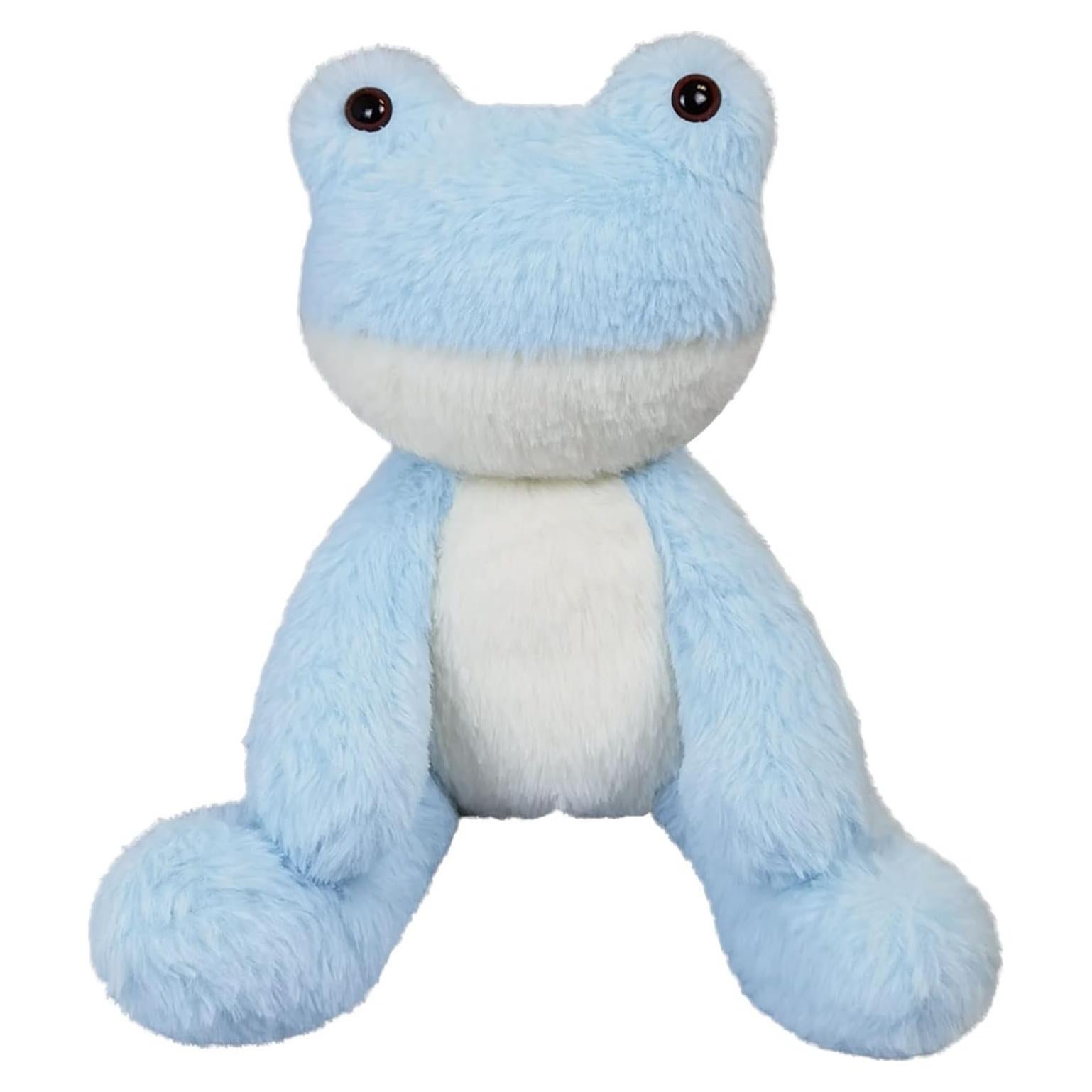 Rana de Peluche Azul Doindute 21.6 cm Suave y Acurrucable
