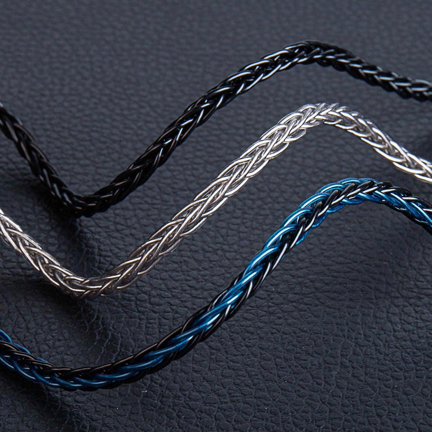 Cable Kbear ST12 Plus 1.2m OFC Plata para Auriculares