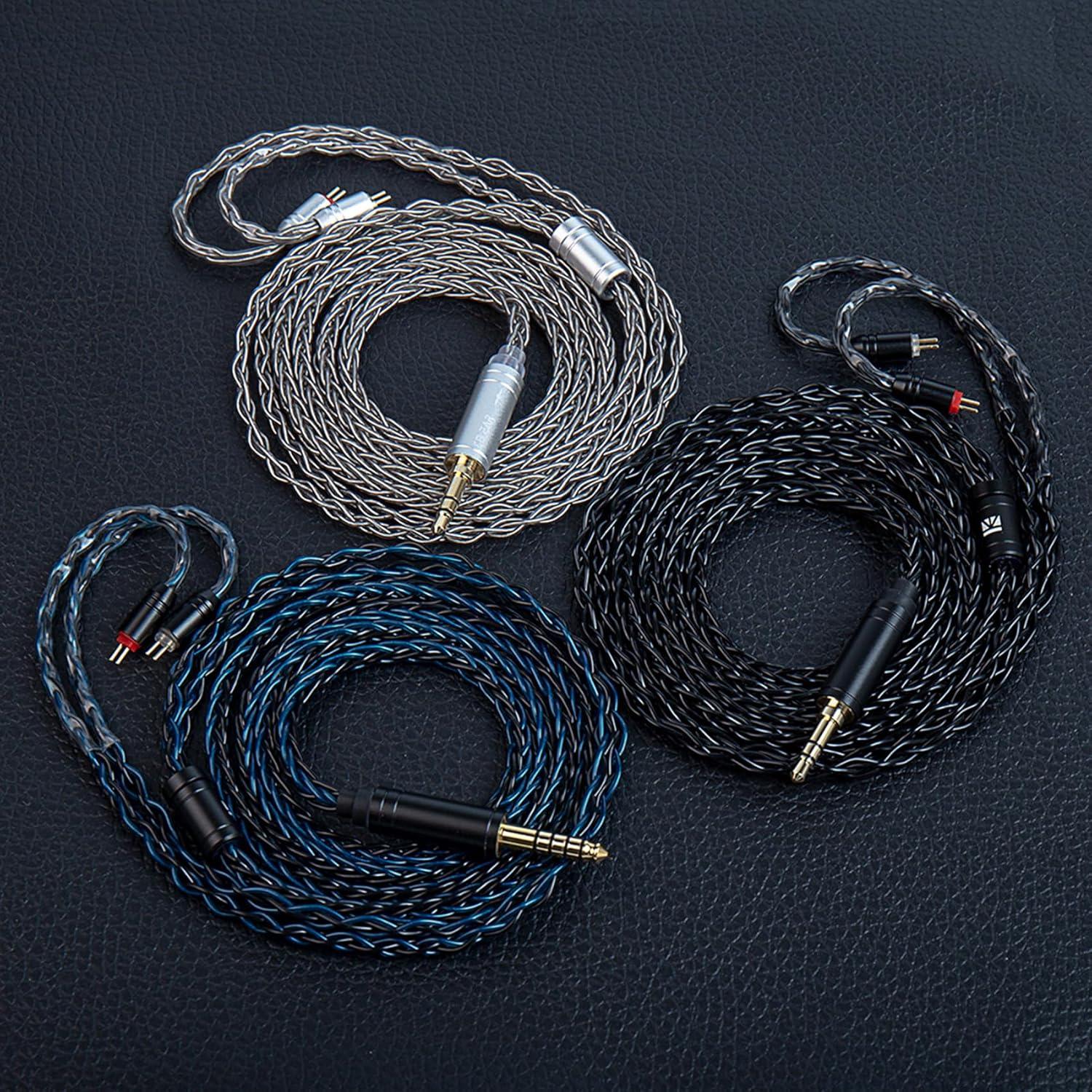 Cable Kbear ST12 Plus 1.2m OFC Plata para Auriculares