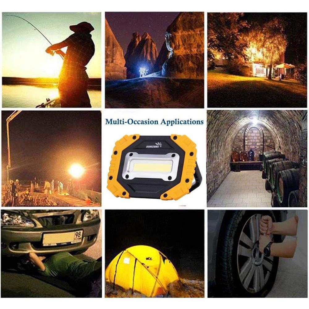 Luz de Trabajo LED Sunzone 750 Lúmenes Impermeable 2 Pzs