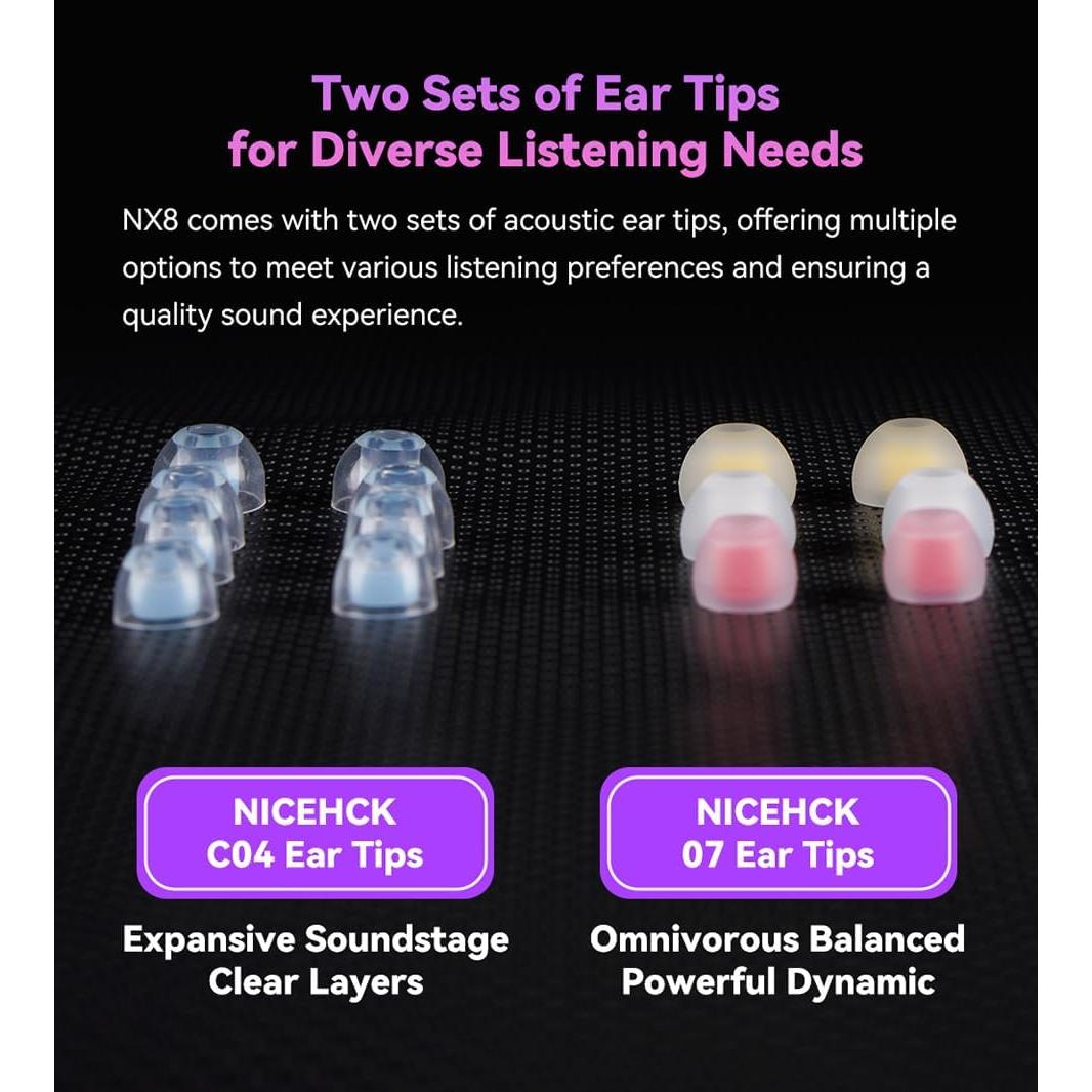 Auriculares In Ear NiceHCK NX8 HiFi 8 Controladores 3.5mm