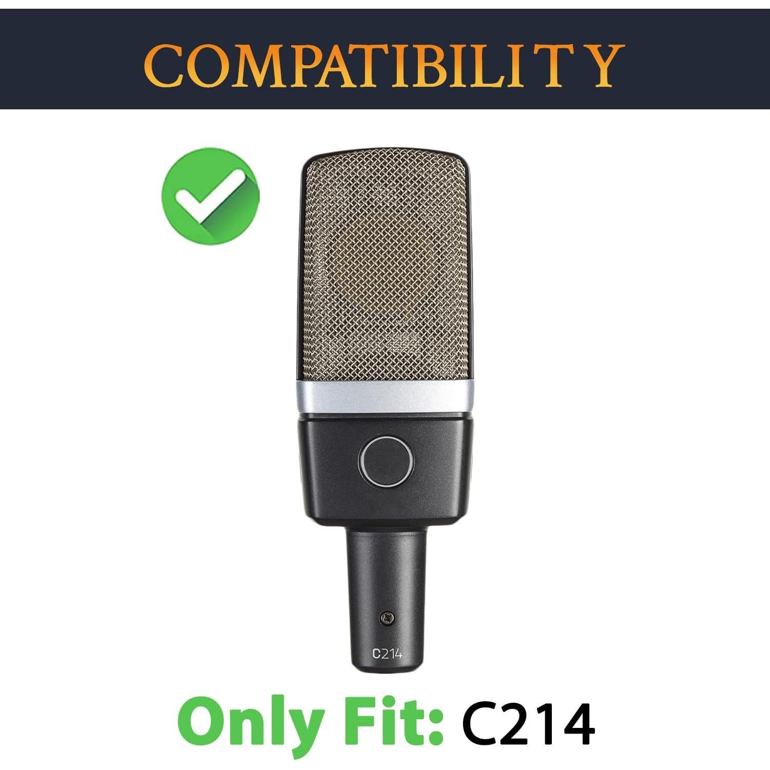 Filtros Pop para Micrófonos SOULWIT C214 - 2 Piezas Espuma