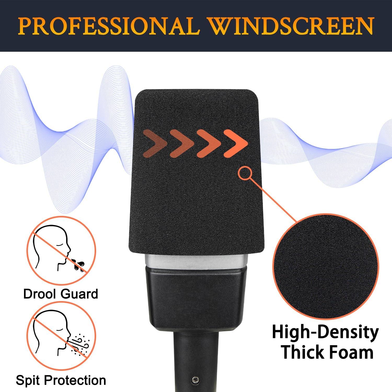 Filtros Pop para Micrófonos SOULWIT C214 - 2 Piezas Espuma