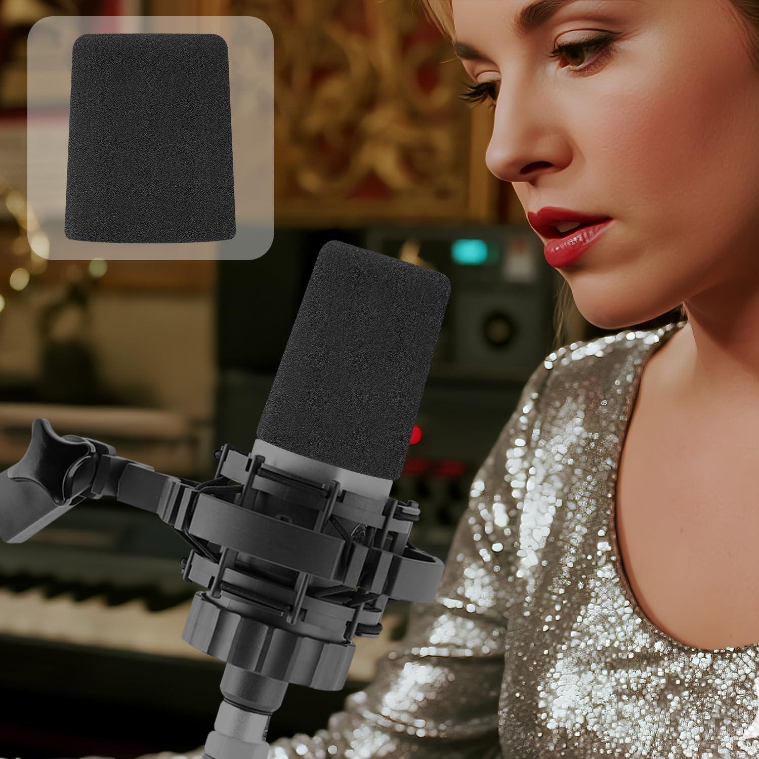 Filtros Pop para Micrófonos SOULWIT C214 - 2 Piezas Espuma