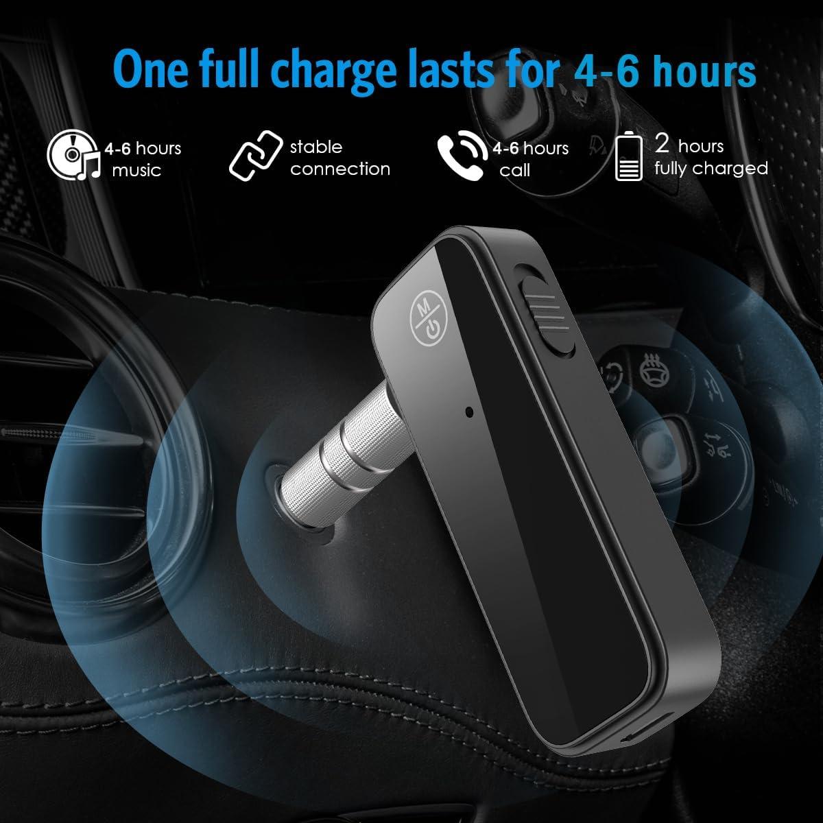 Adaptador Bluetooth 5.3 JXTZ para Coche y Casa 2 en 1