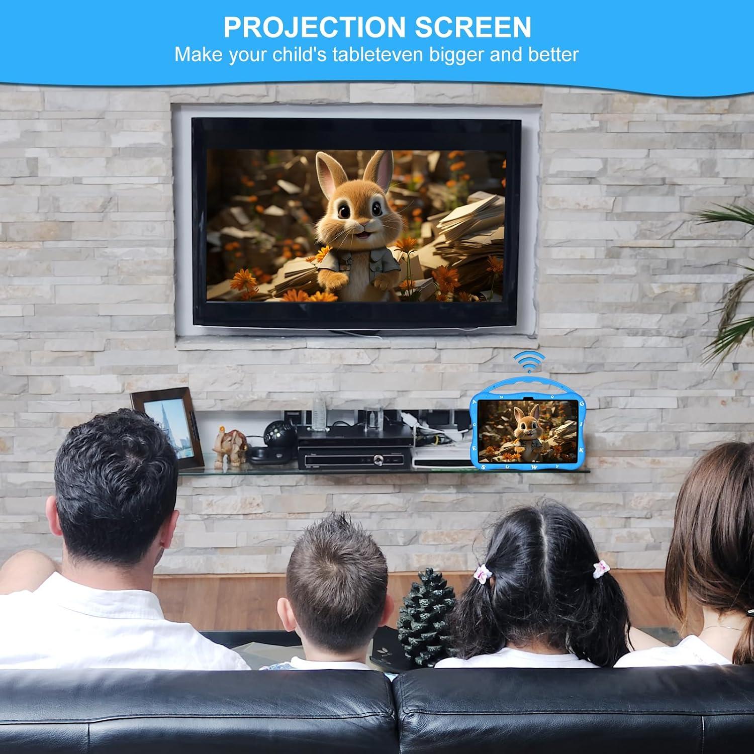 Tableta Educativa para Niños MengDash 10.1" 8GB RAM 64GB ROM Azul