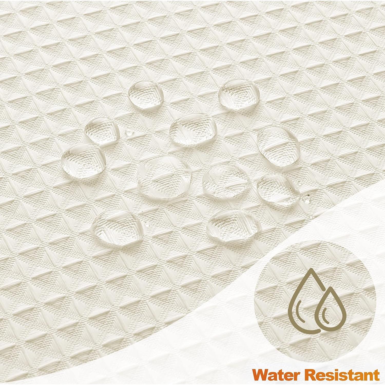 Cortina de Ducha Waffle Weave MISS SELECTEX Beige 48x72