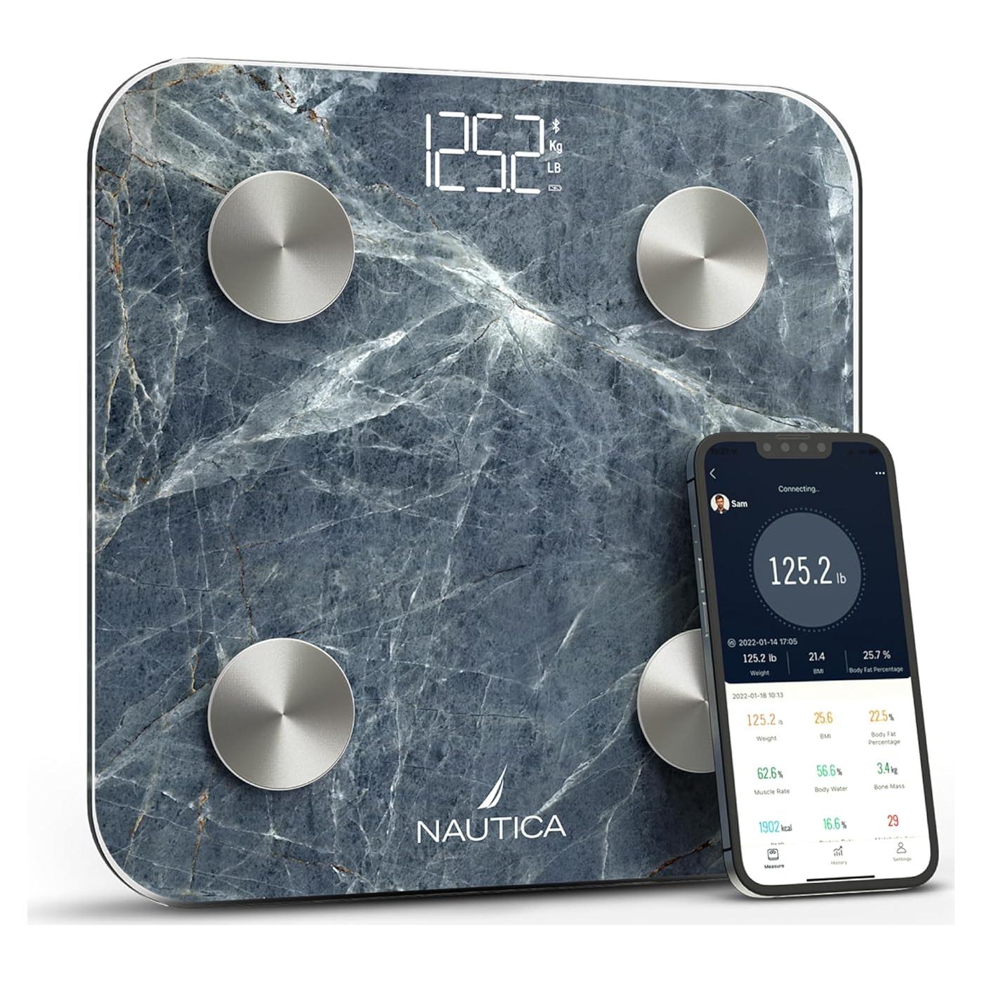 Báscula Digital Inteligente Nautica NTSC01 Bluetooth 179.83 kg