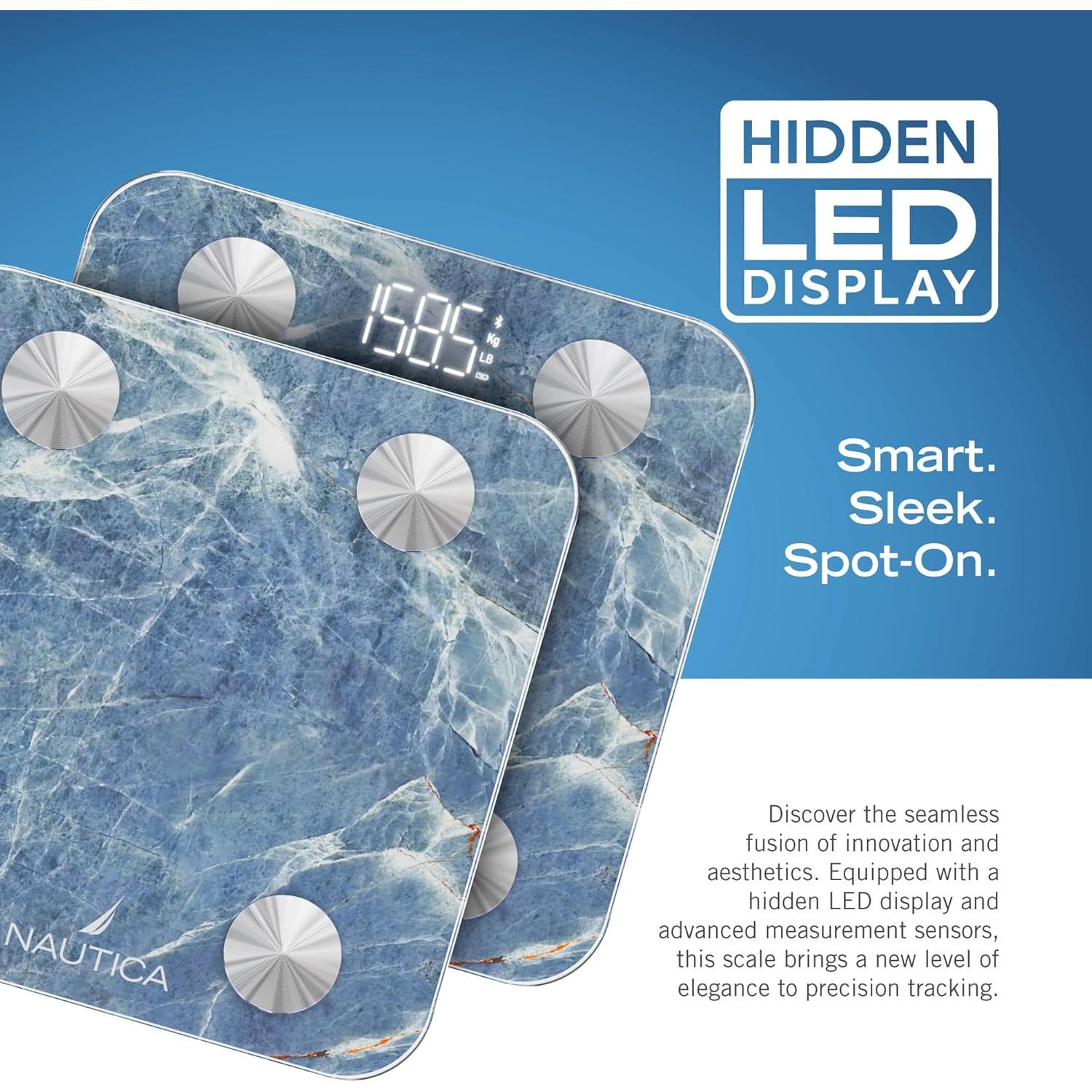 Báscula Digital Inteligente Nautica NTSC01 Bluetooth 179.83 kg