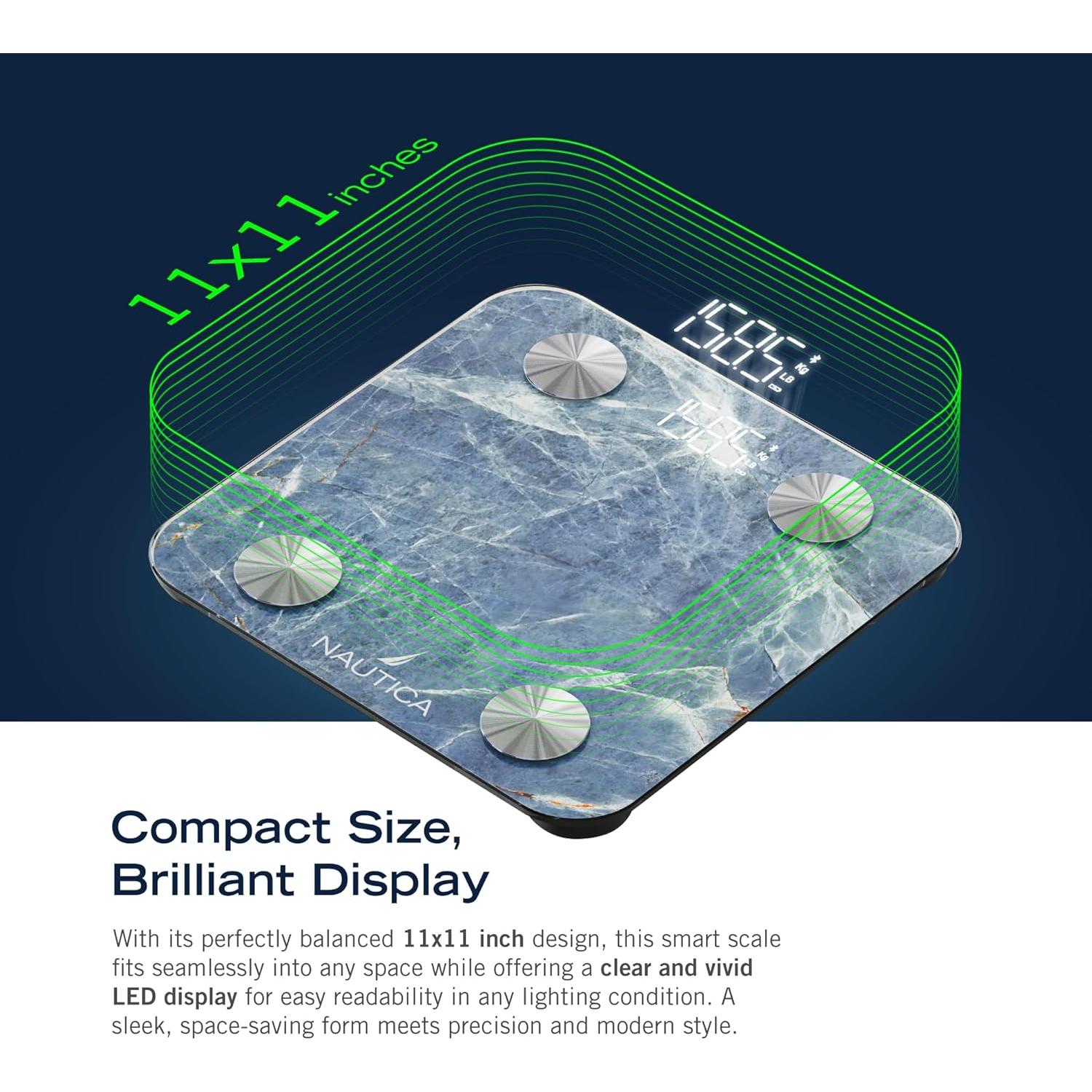 Báscula Digital Inteligente Nautica NTSC01 Bluetooth 179.83 kg