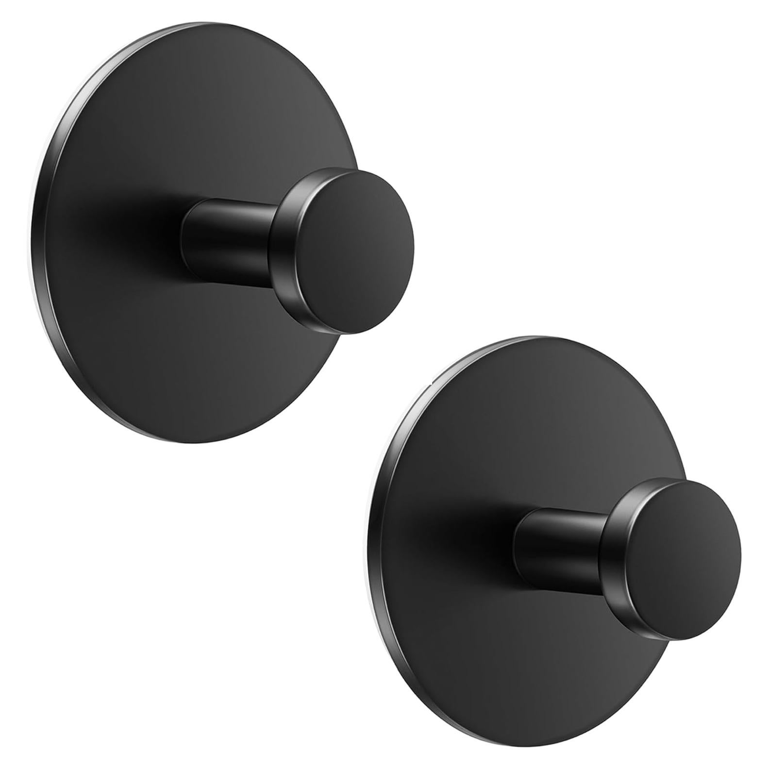 Ganchos de Pared para Toallas Bussdis - Acero Inoxidable Negro