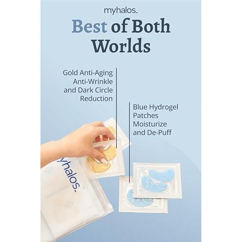 Mascarillas para Ojos MyHalos - 24 Parches Gel Hidratantes