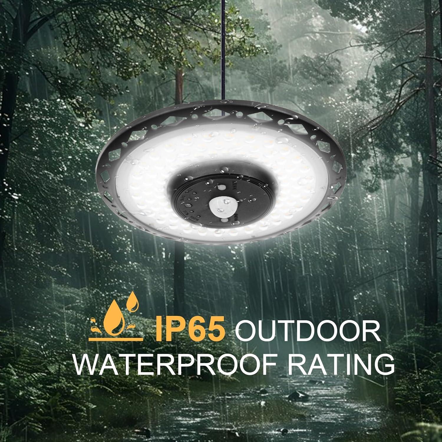 Luz Colgante Solar CREATESTAR 3000LM con Sensor y Control Remoto