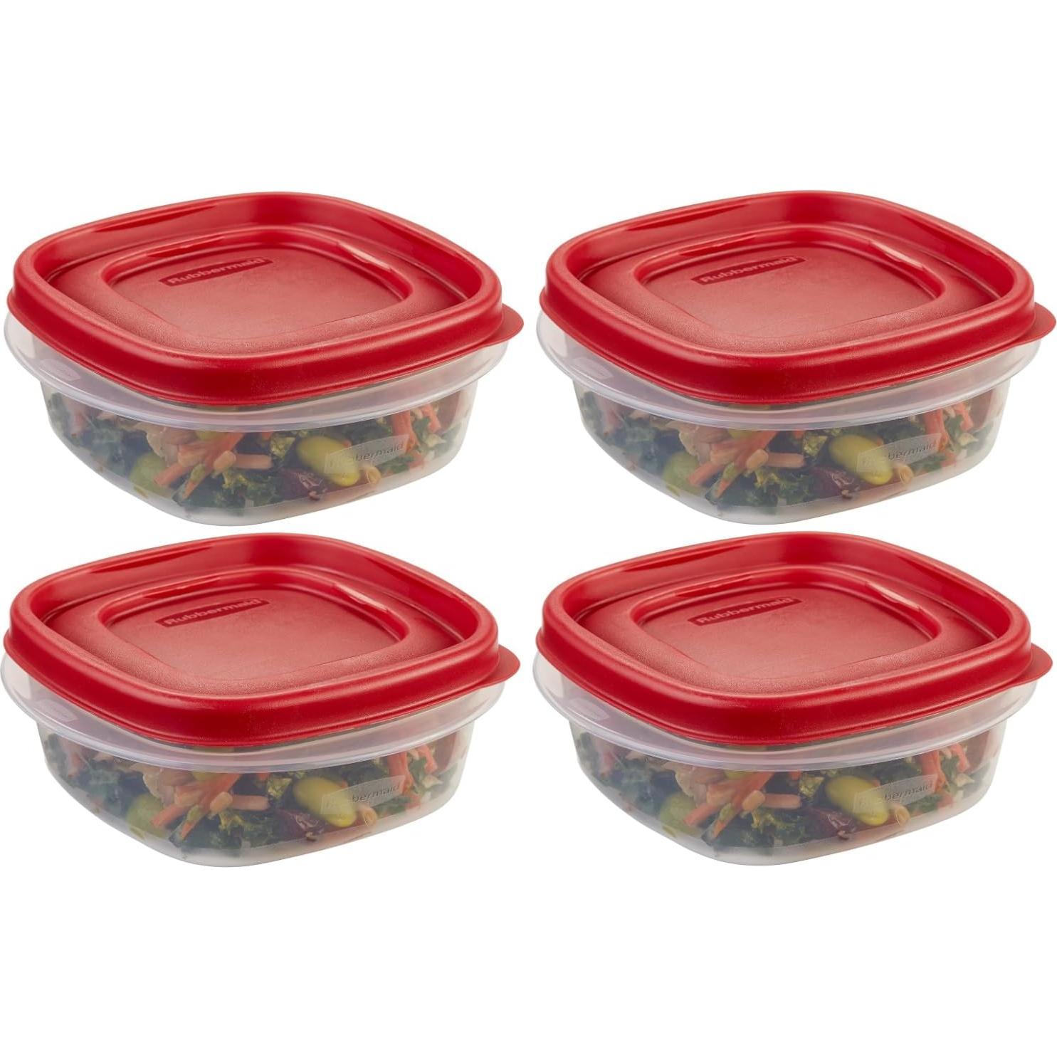 Contenedores de Almacenamiento Rubbermaid 1.25 Tazas - 9 Piezas