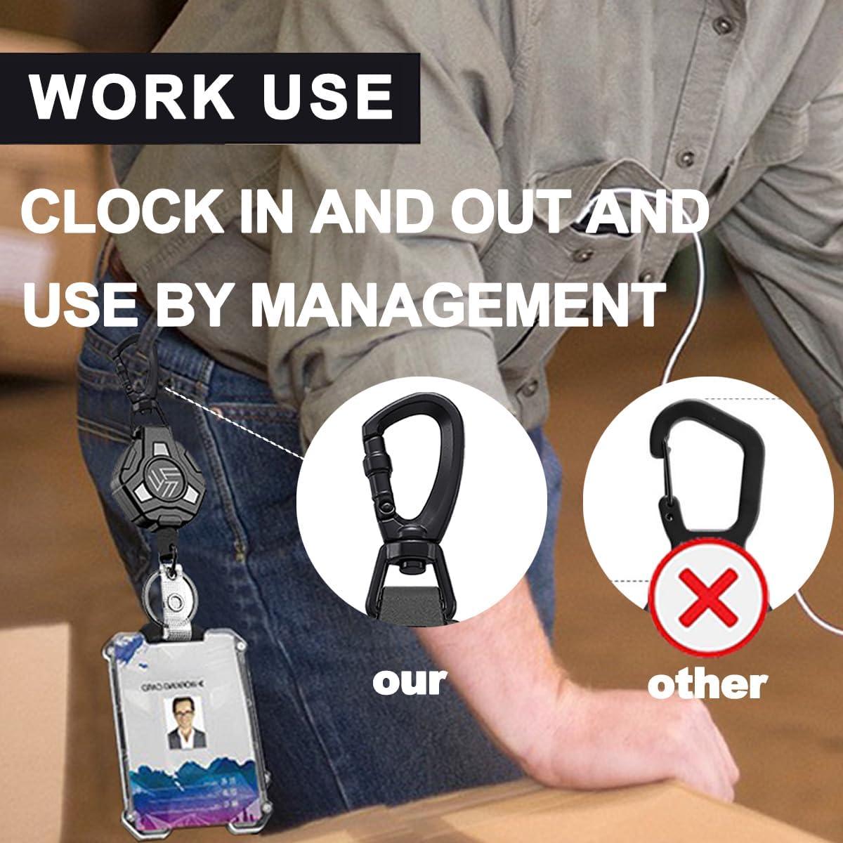 Porta Credenciales Retráctil DR DRACLISS 80 cm Alta Resistencia