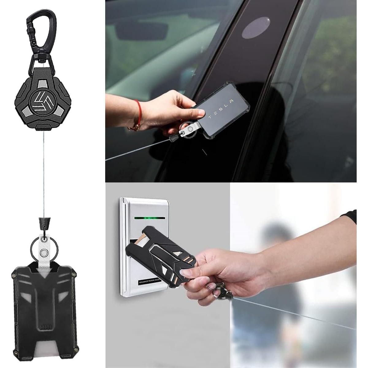 Porta Credenciales Retráctil DR DRACLISS 80 cm Alta Resistencia