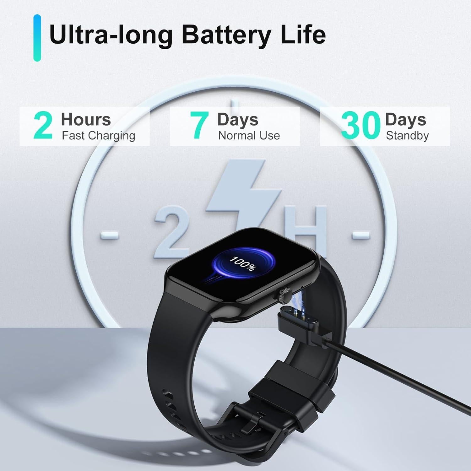 Reloj Inteligente Togala 1.96" HD Fitness IP68 Negro