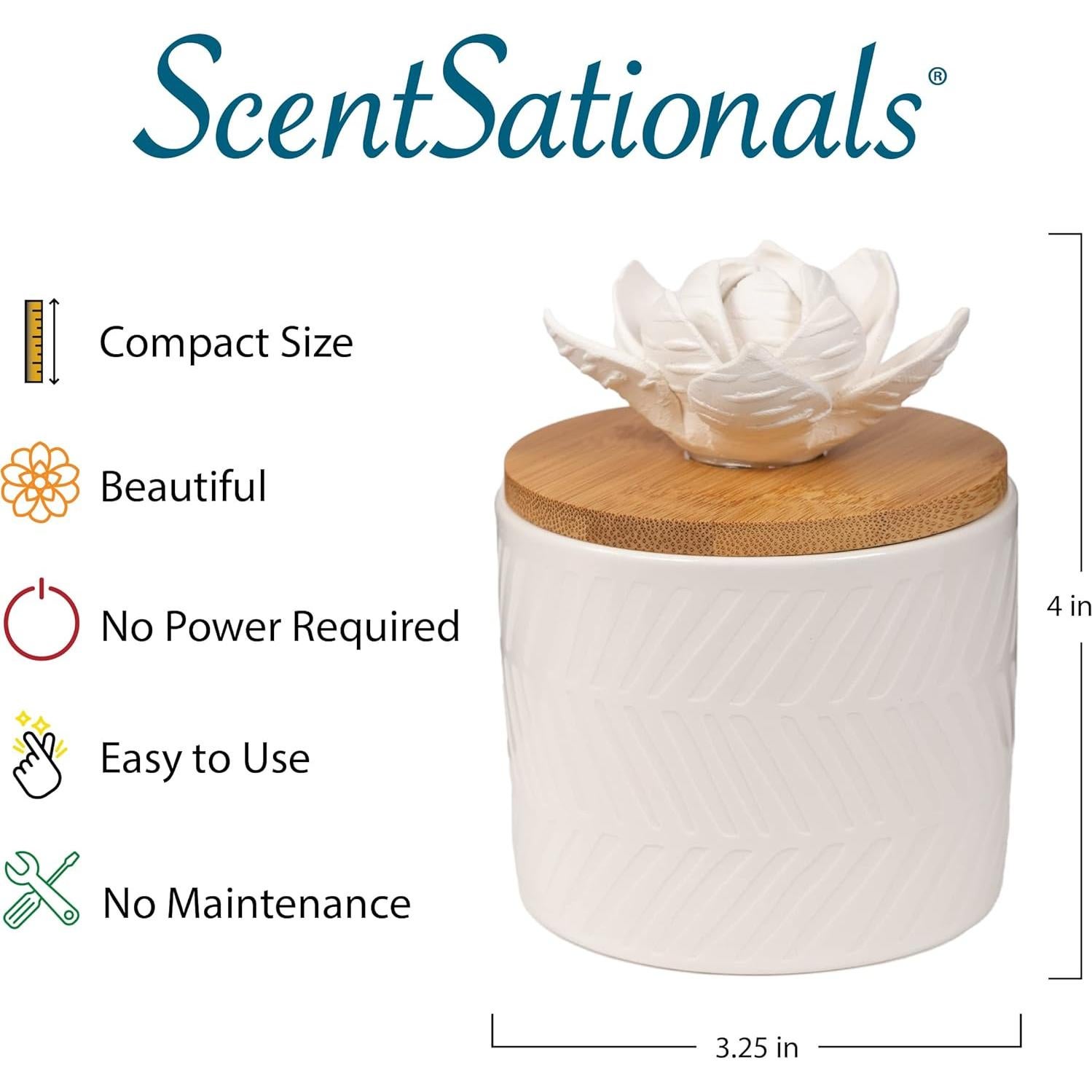 Difusor de Aceite Esencial Cerámica ScentSationals Lyle