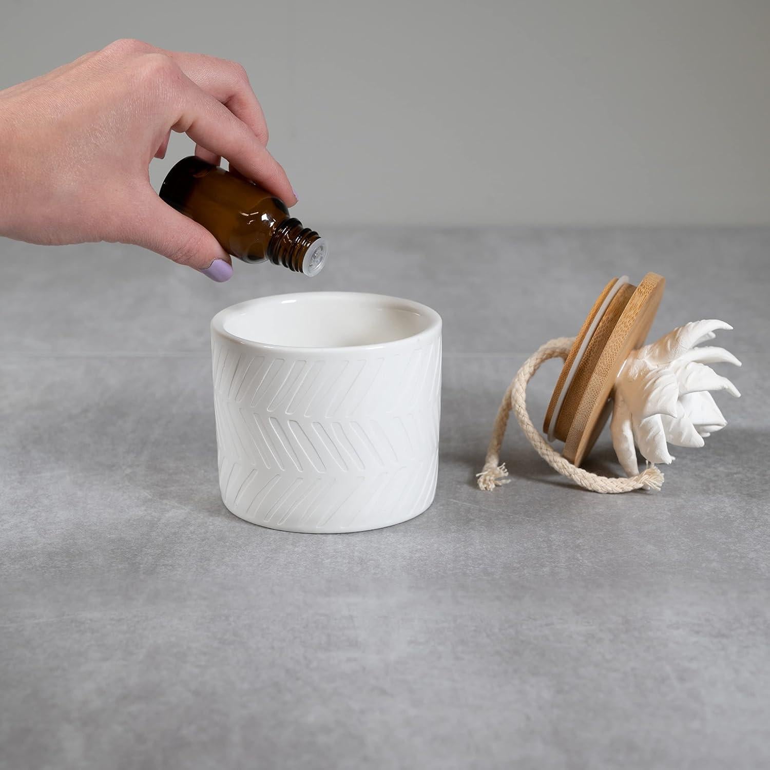 Difusor de Aceite Esencial Cerámica ScentSationals Lyle