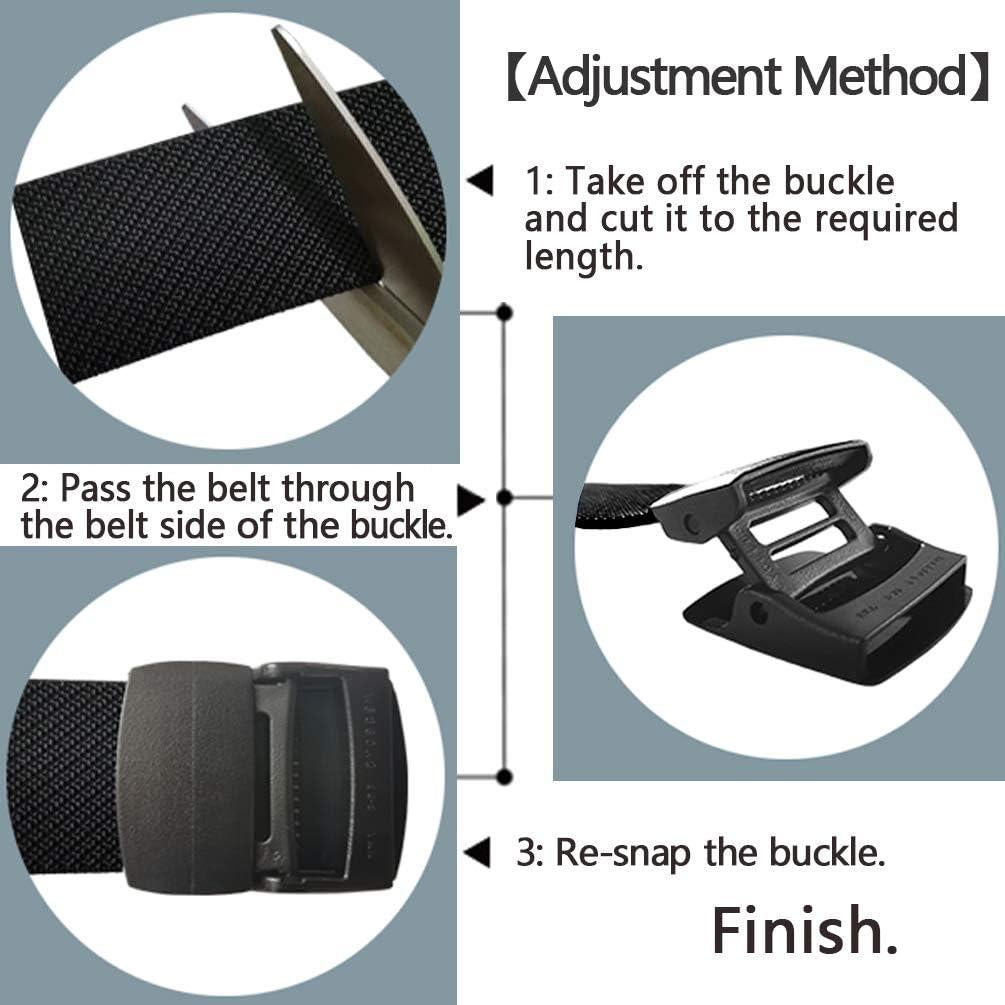 Cinturón Elástico LionVII para Hombres Verde Militar Ajustable 68-124 cm