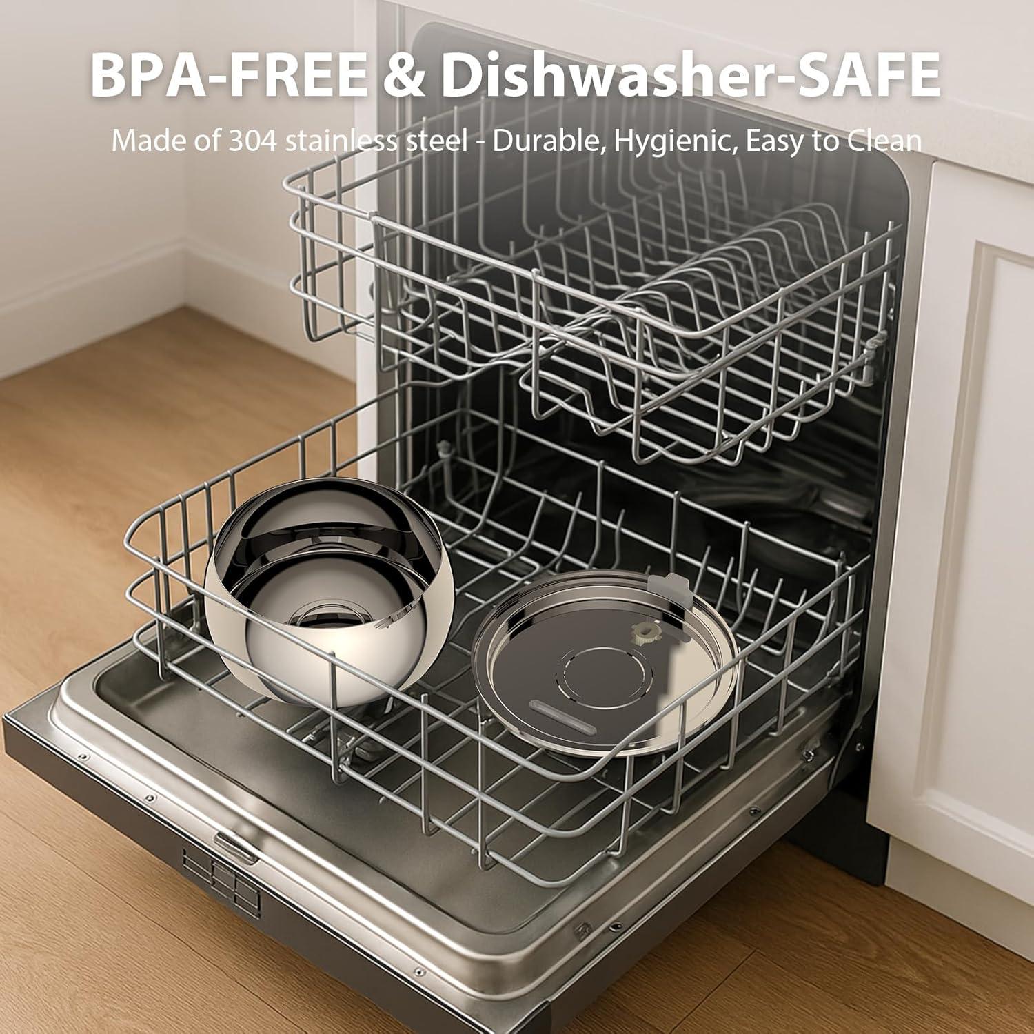 Fuente de Agua para Gatos FWMB Acero Inoxidable 4L Silenciosa