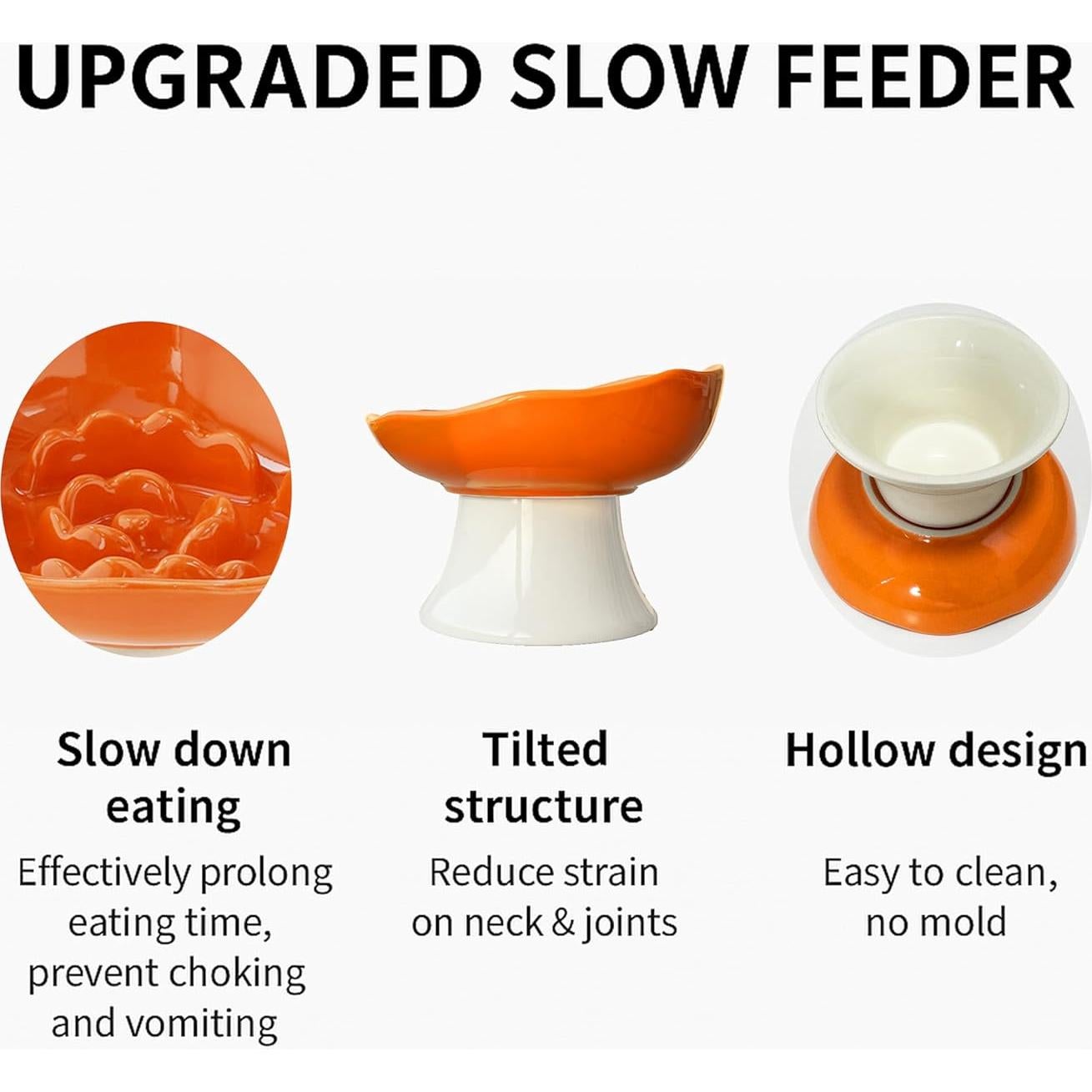 Cuenco de Cerámica para Alimentación Lenta Trundisan Rosa Suave