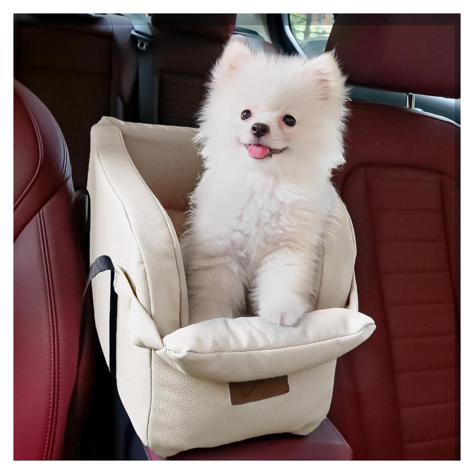 Asiento de coche para perros Asou 46x21.8x20.8 cm hasta 5.9 kg