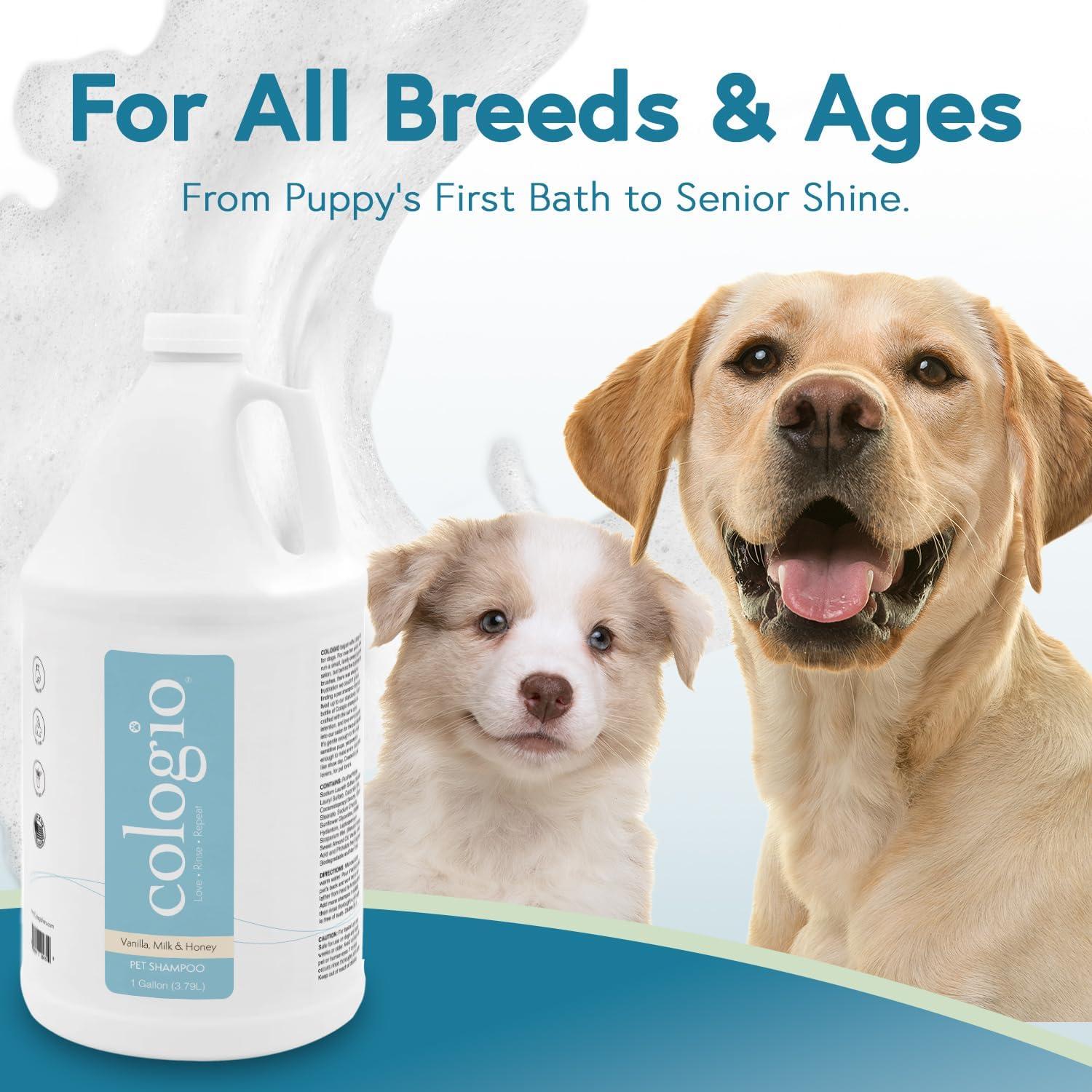 Champú Hidratante para Perros Cologio 3.785L Aroma Miel y Vainilla