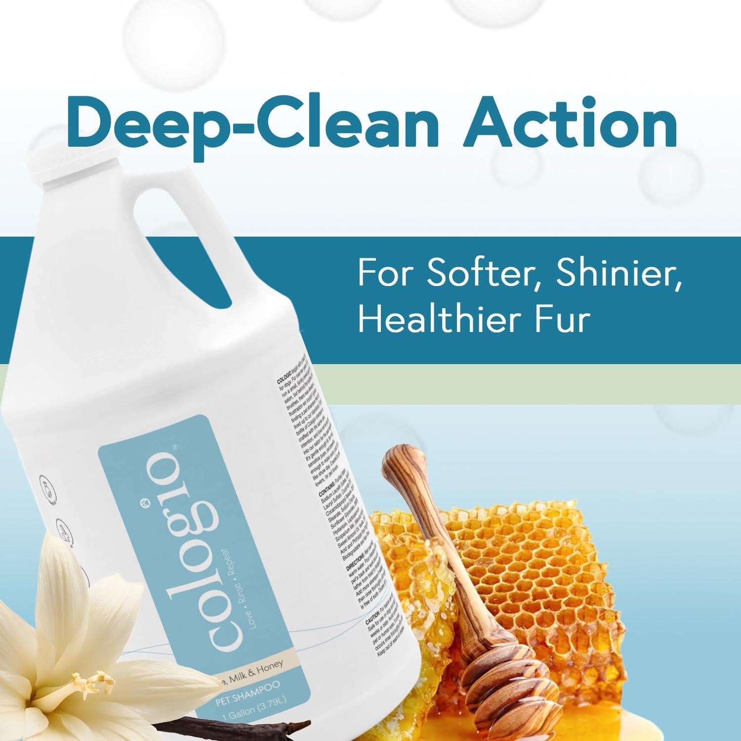 Champú Hidratante para Perros Cologio 3.785L Aroma Miel y Vainilla