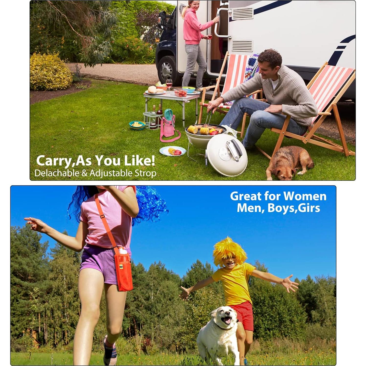 Portabotellas de Agua Tainehs Wbb-2 con Correa Ajustable