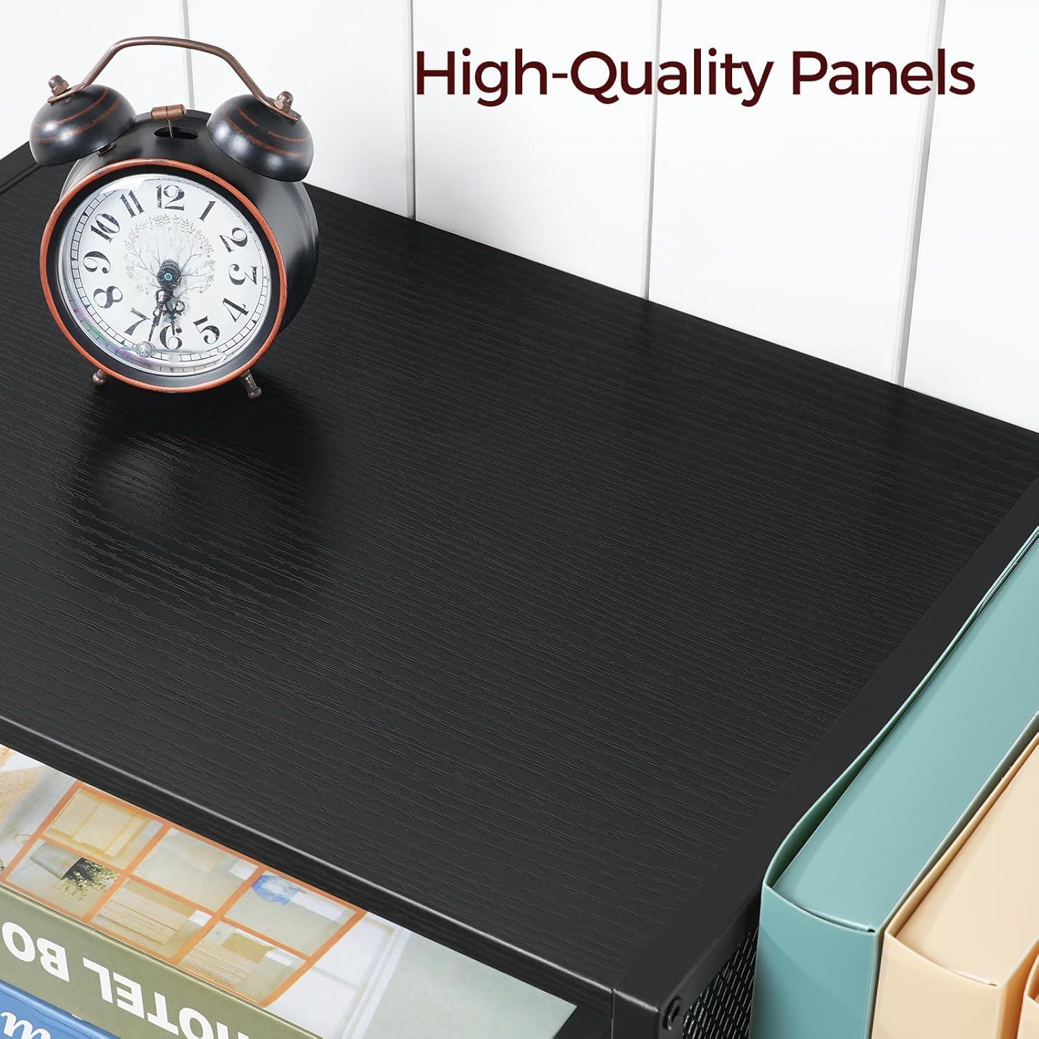 Soporte de Impresora de Escritorio MAHANCRIS Negro 2 Niveles