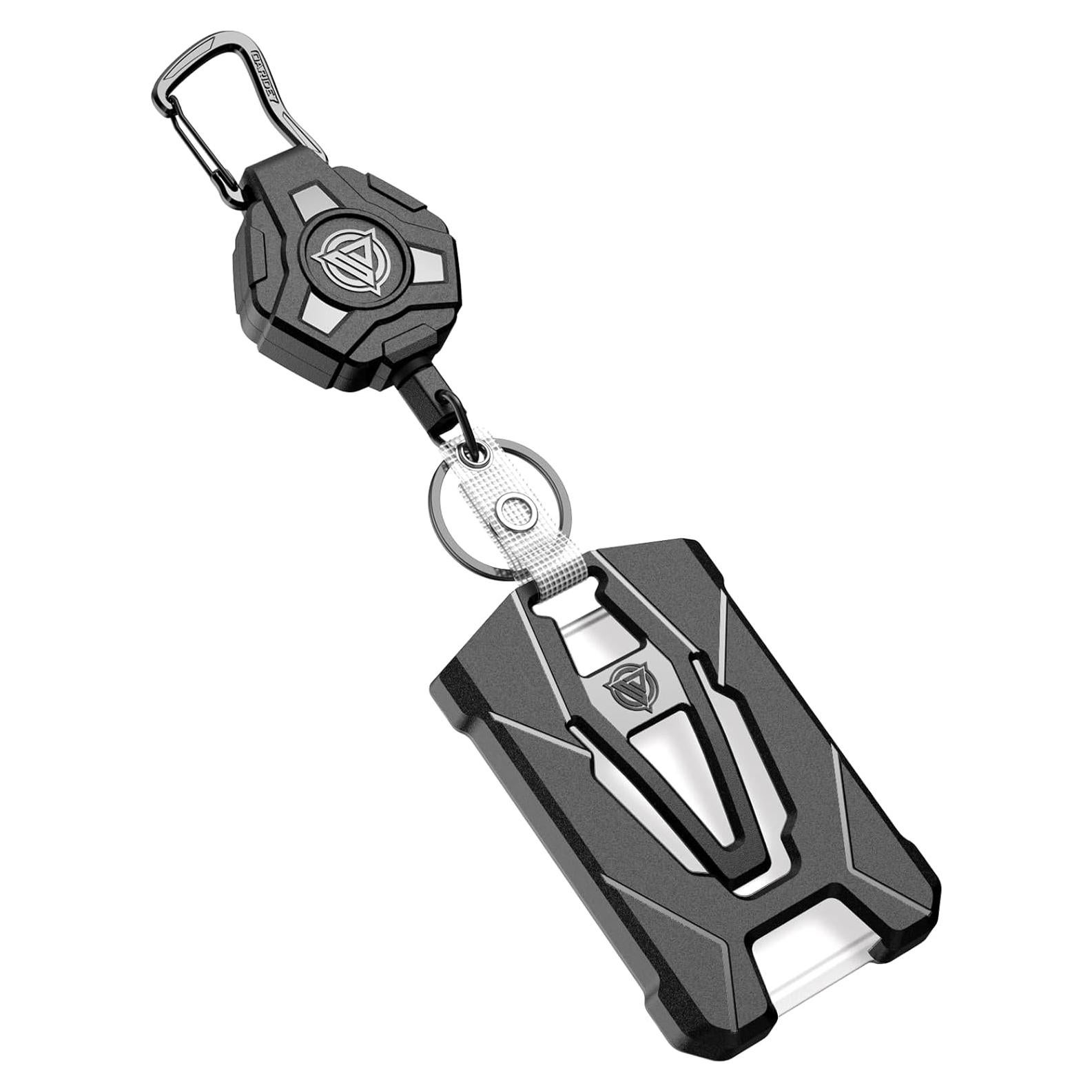 Soporte Retráctil Oaridey para Identificación - 80 cm, 6 Tarjetas