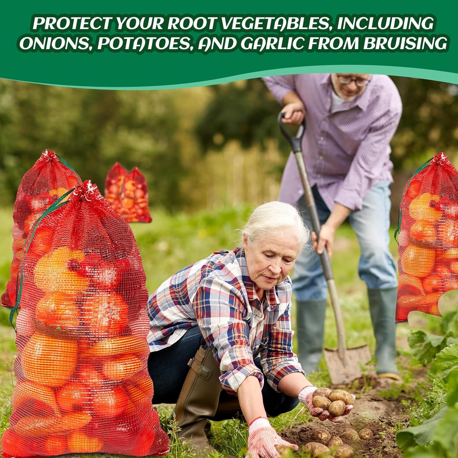 Bolsas de Malla Reutilizables Berlune 50 Pcs 45x75 cm 20 kg